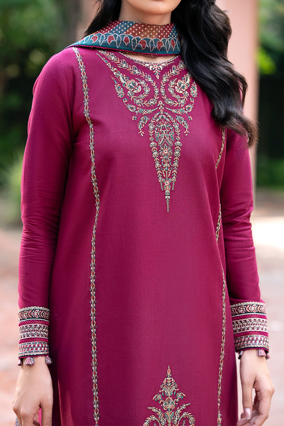 EMBROIDERED KHADDAR UW-0072