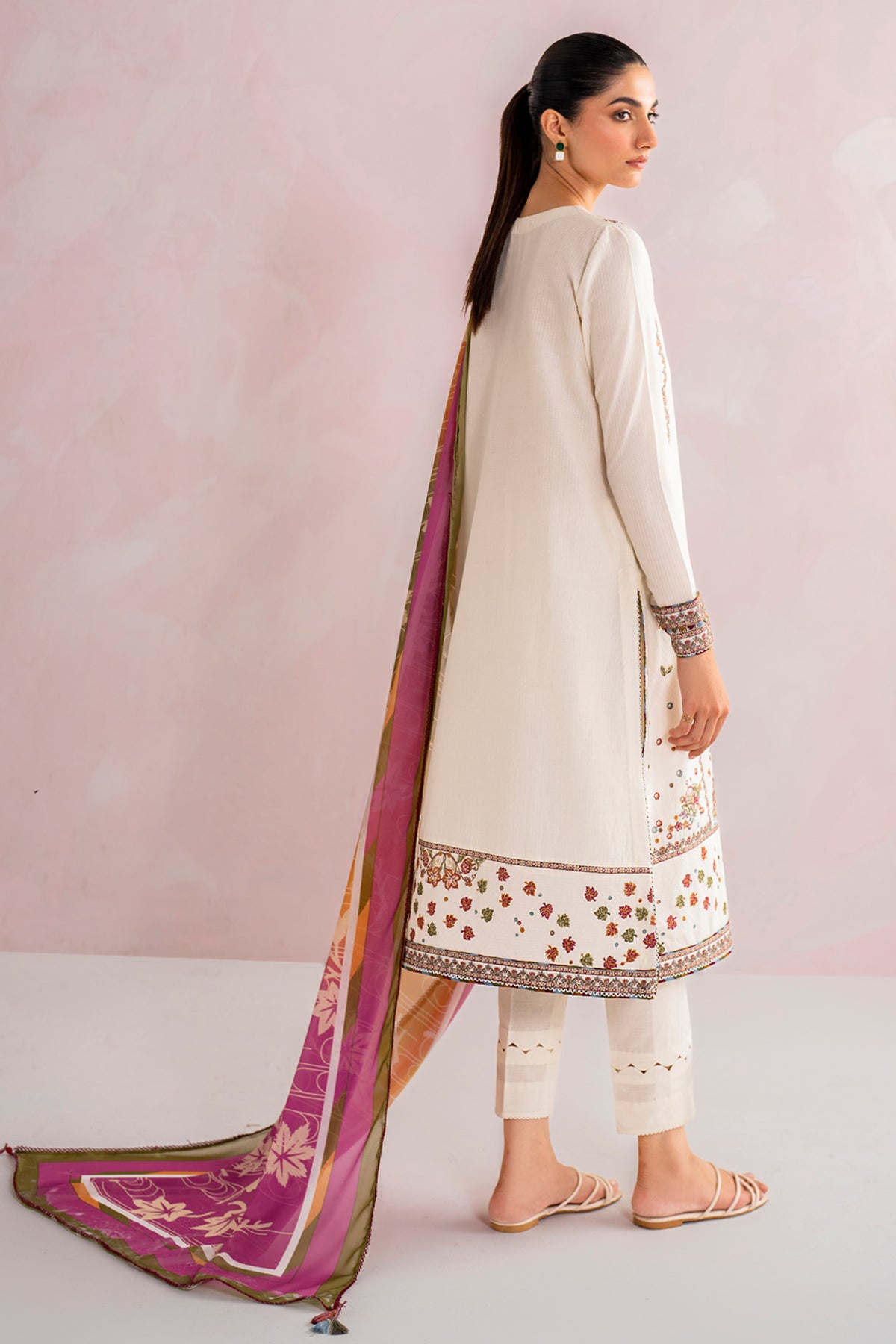 Embroidered Dobby Lawn USE - 9087