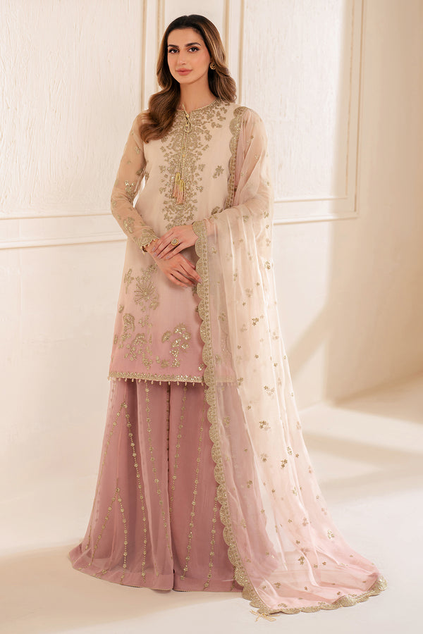 EMBROIDERED CHIFFON UC-3067 | Unstitched Online Exclusives | Jazmn
