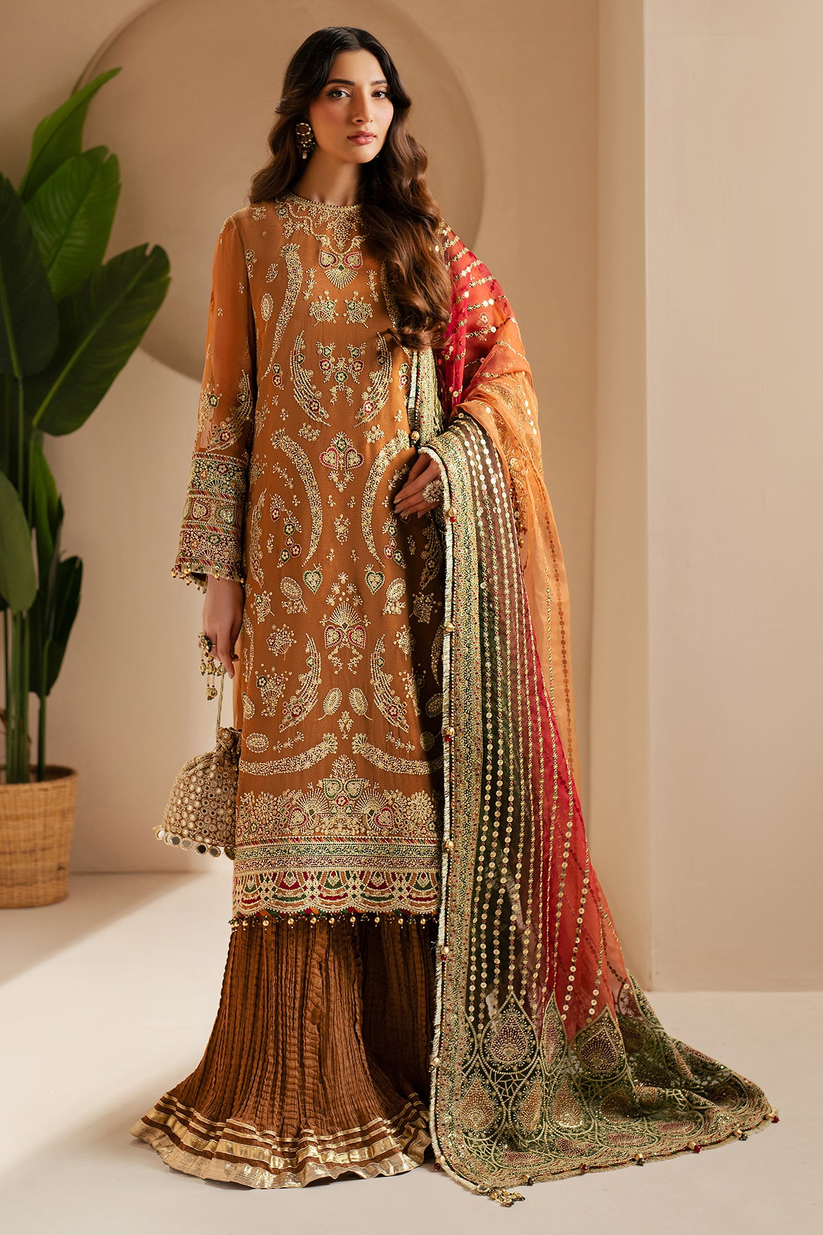 EMBROIDERED CHIFFON WF'25-08