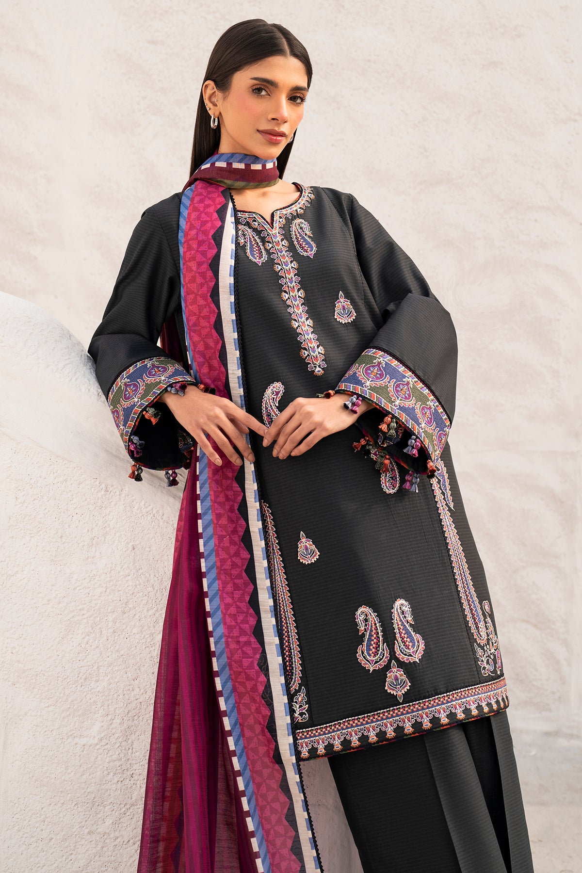 EMBROIDERED DOBBY LAWN USE-9127