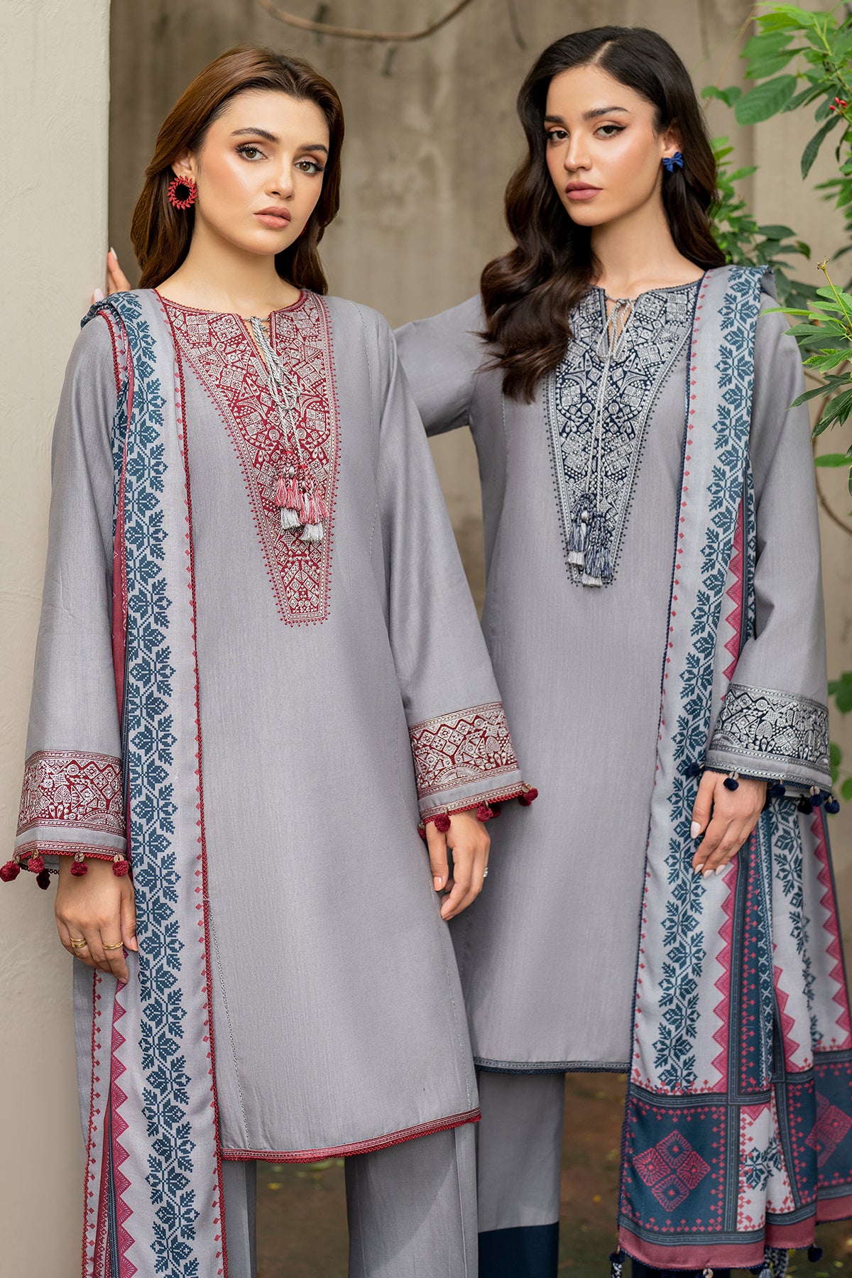 EMBROIDERED KHADDAR RTW-1130