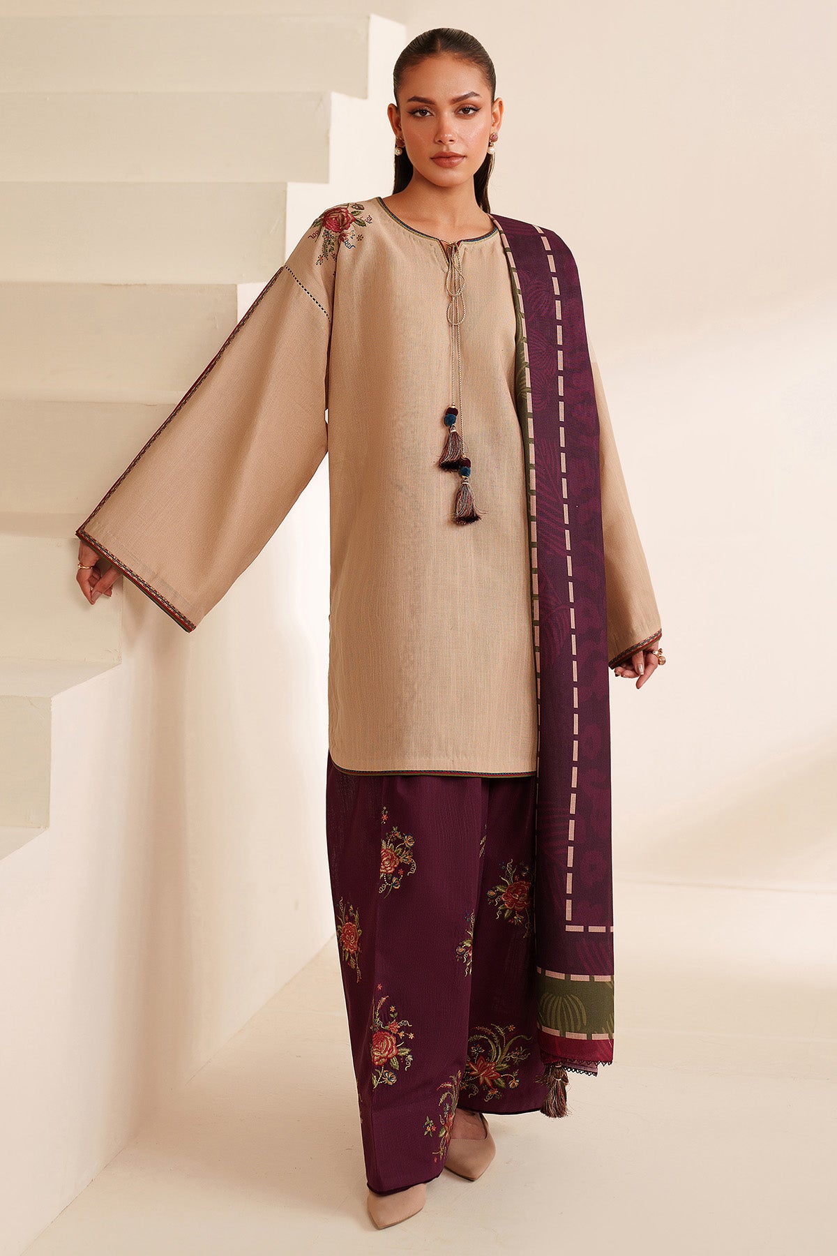 Embroidered Khaddar RTW-1270