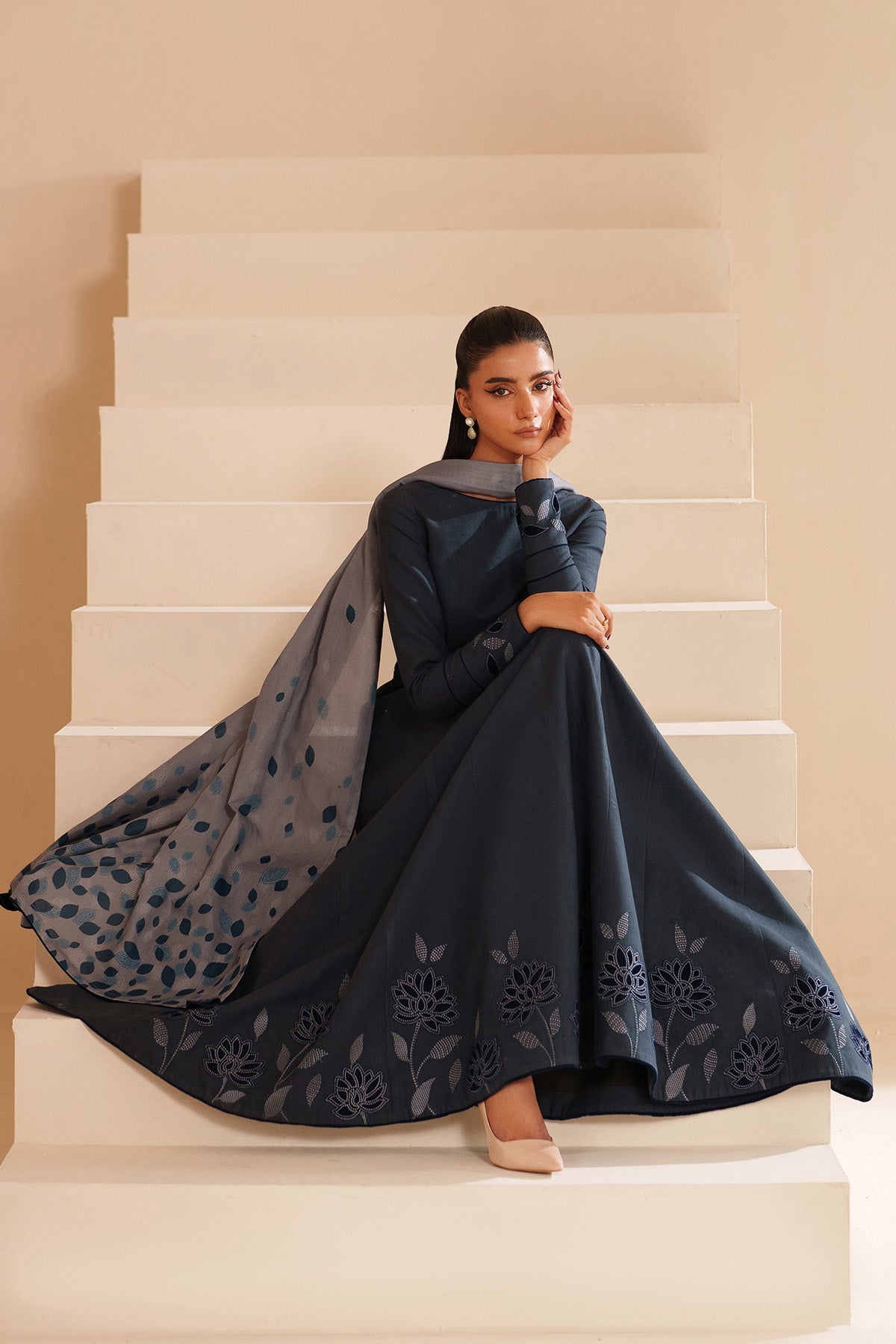 Embroidered Khaddar RTW-1267