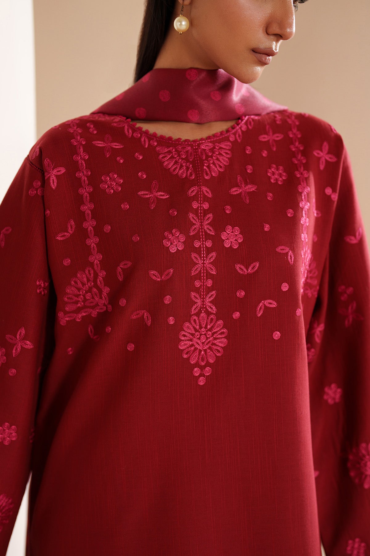 EMBROIDERED KHADDAR UW-0241