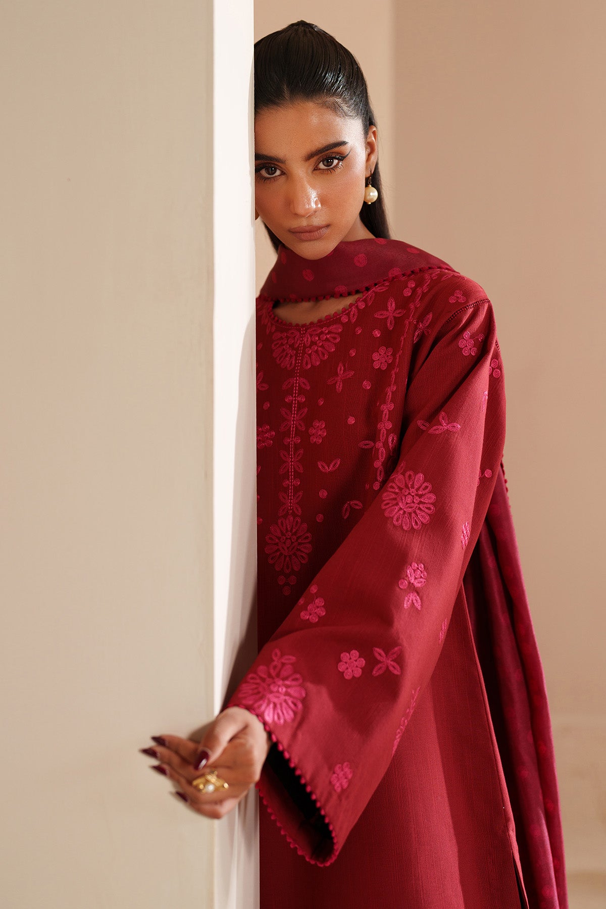 EMBROIDERED KHADDAR UW-0241