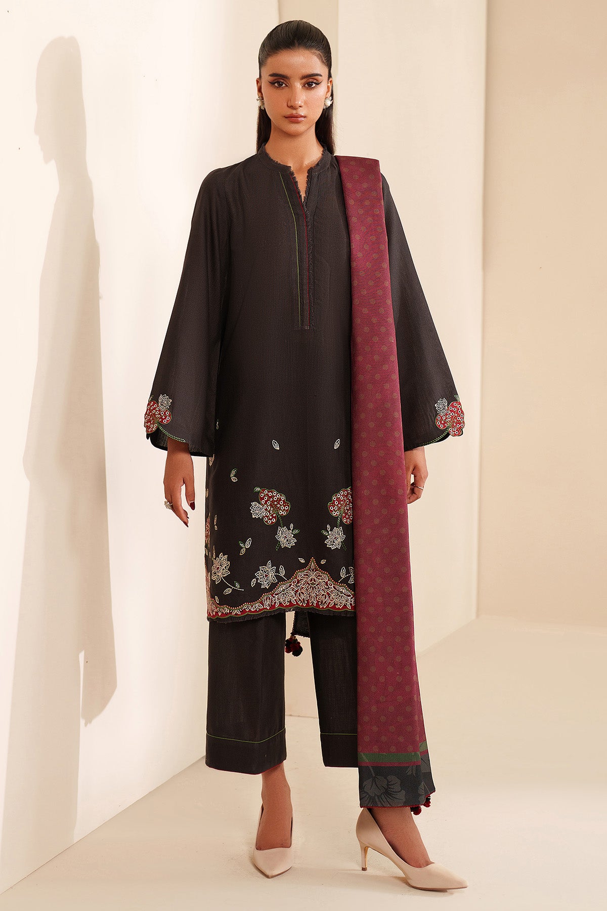 Embroidered Khaddar RTW-1268