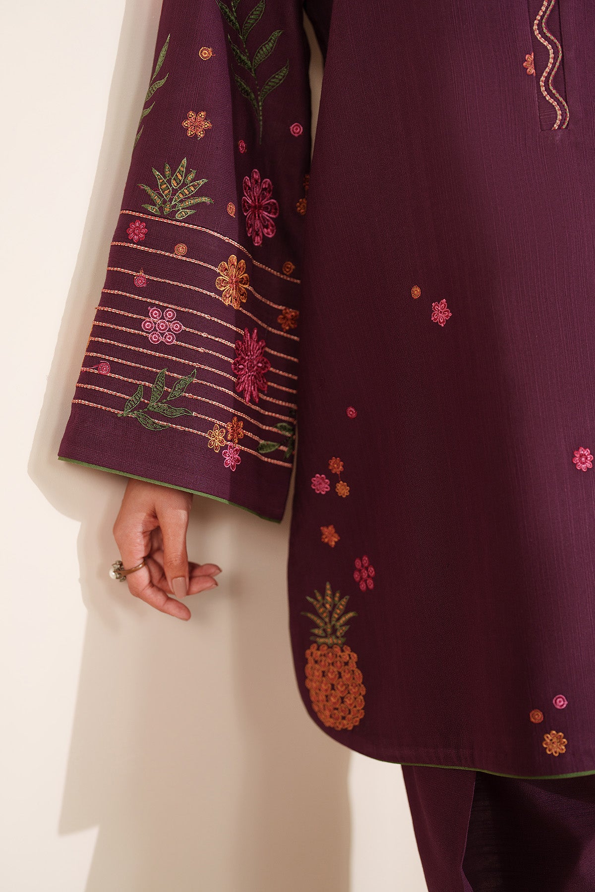 EMBROIDERED KHADDAR UW-0169