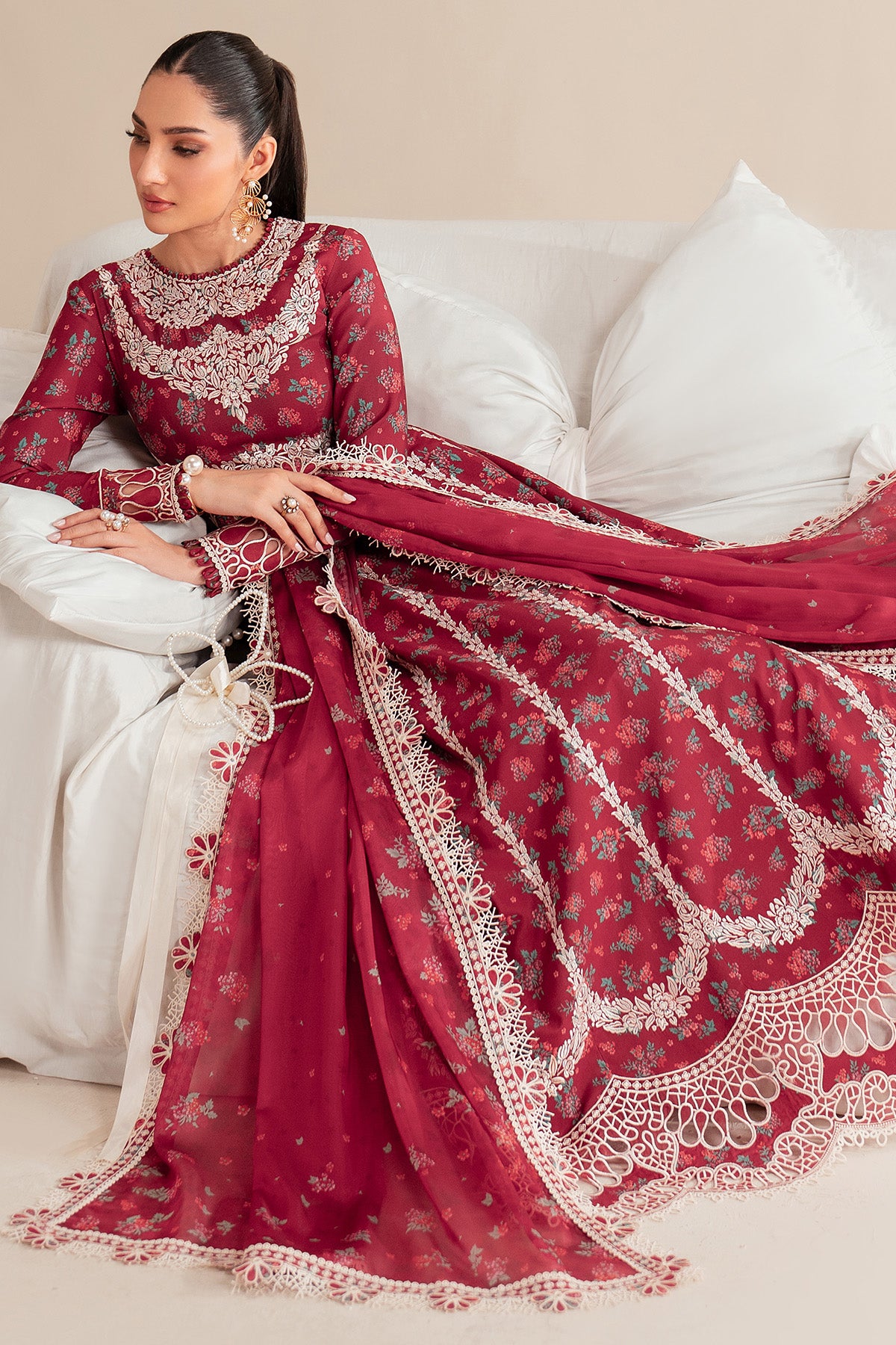 EMBROIDERED LAWN IL'25-D08