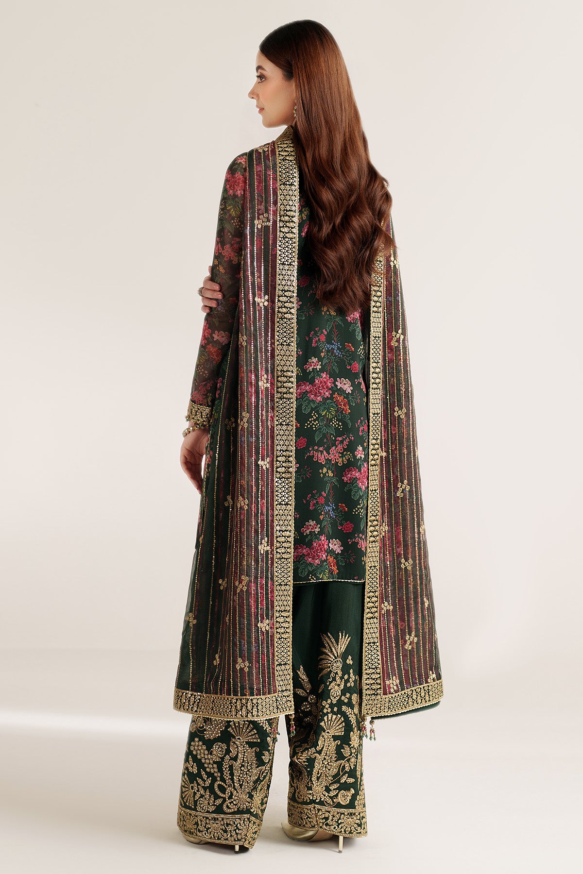 EMBROIDERED CHIFFON UC-3104
