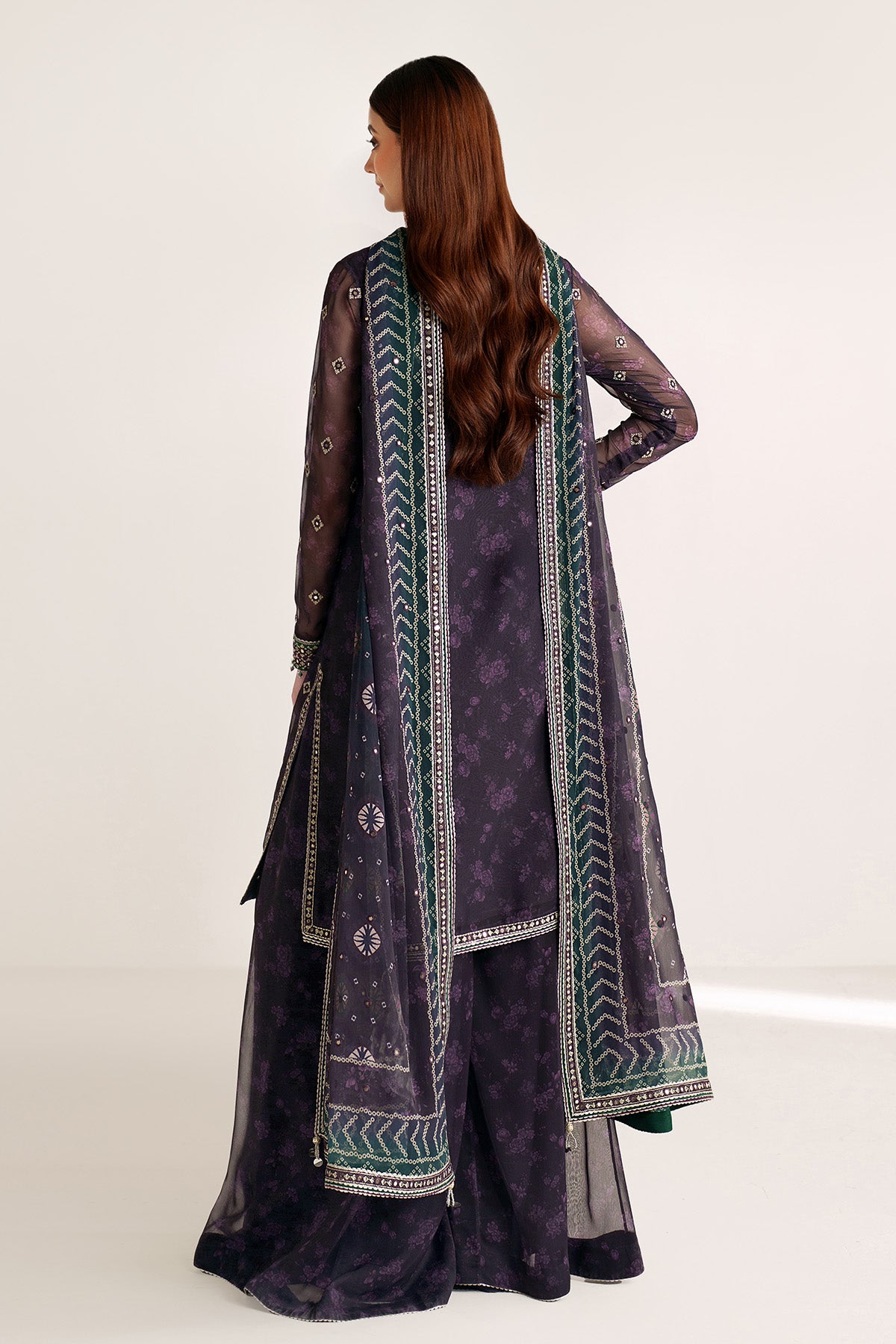 EMBROIDERED CHIFFON UC-3101