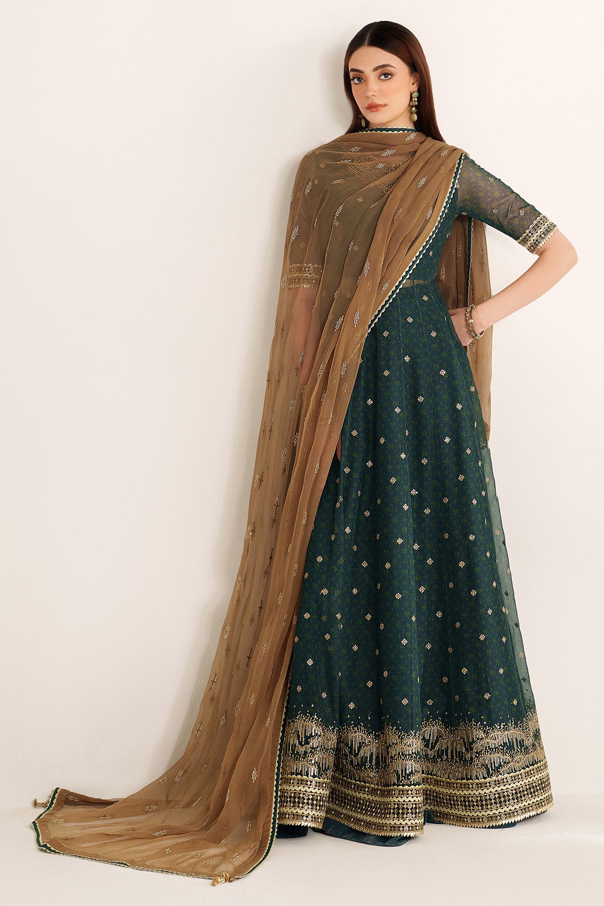 EMBROIDERED CHIFFON UC-3102