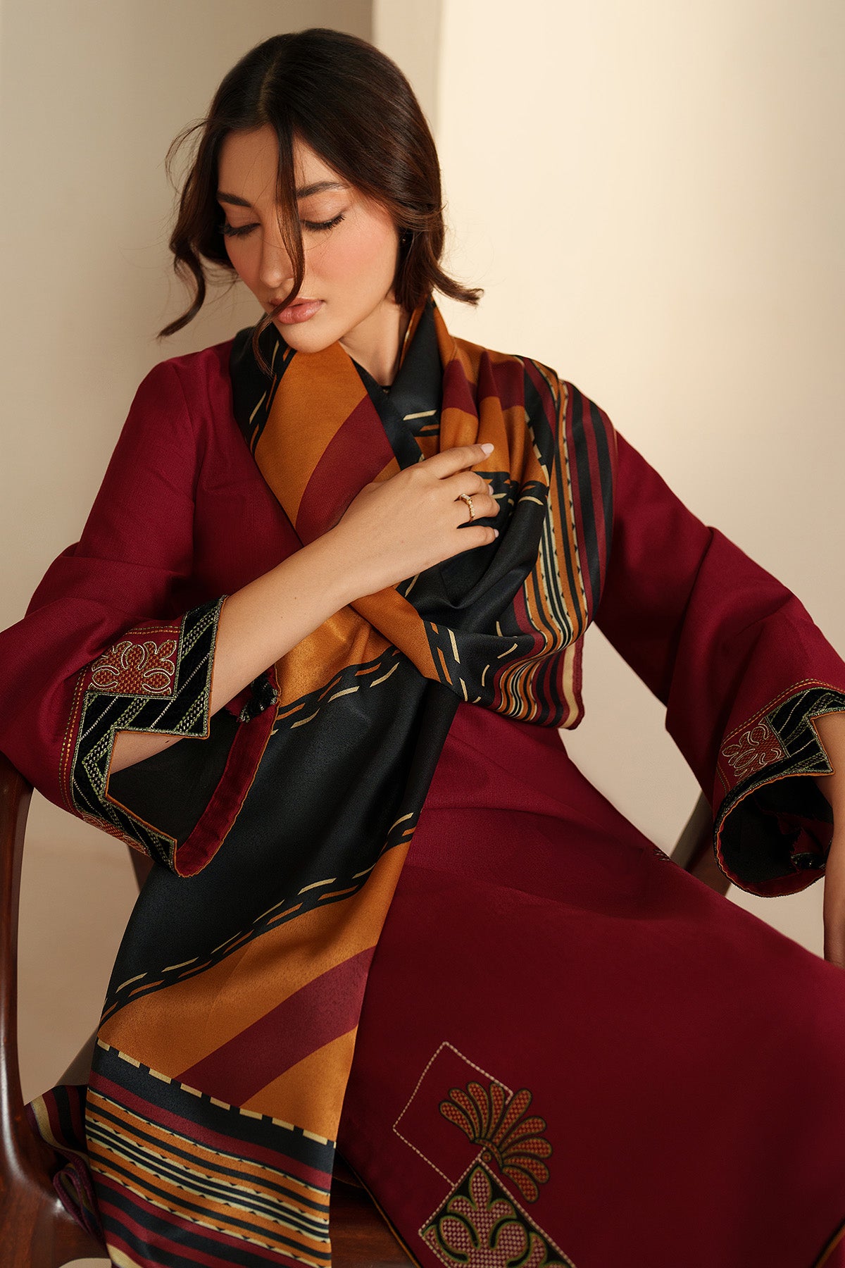 EMBROIDERED KHADDAR UW-0201