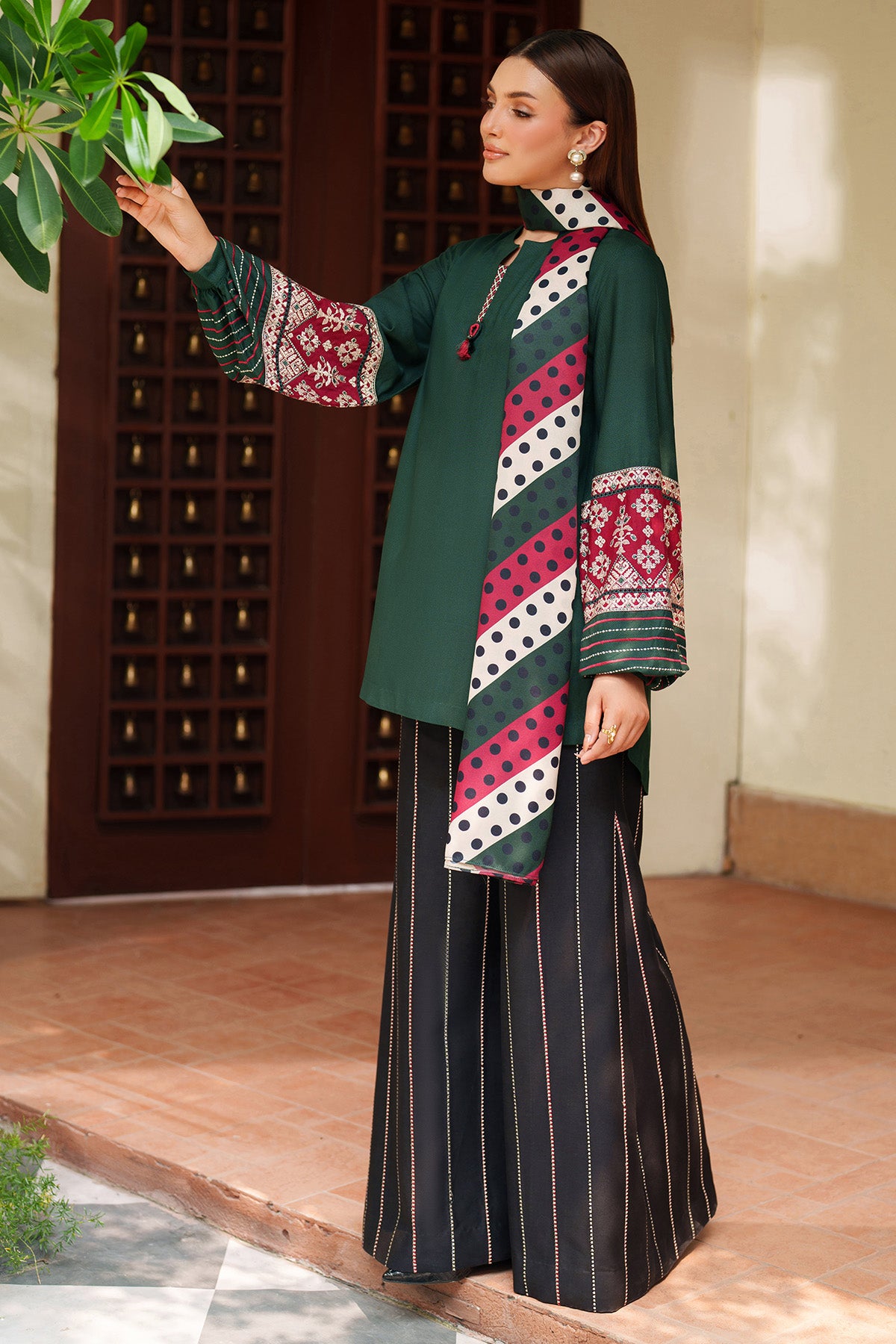 EMBROIDERED VISCOSE RTW-1261