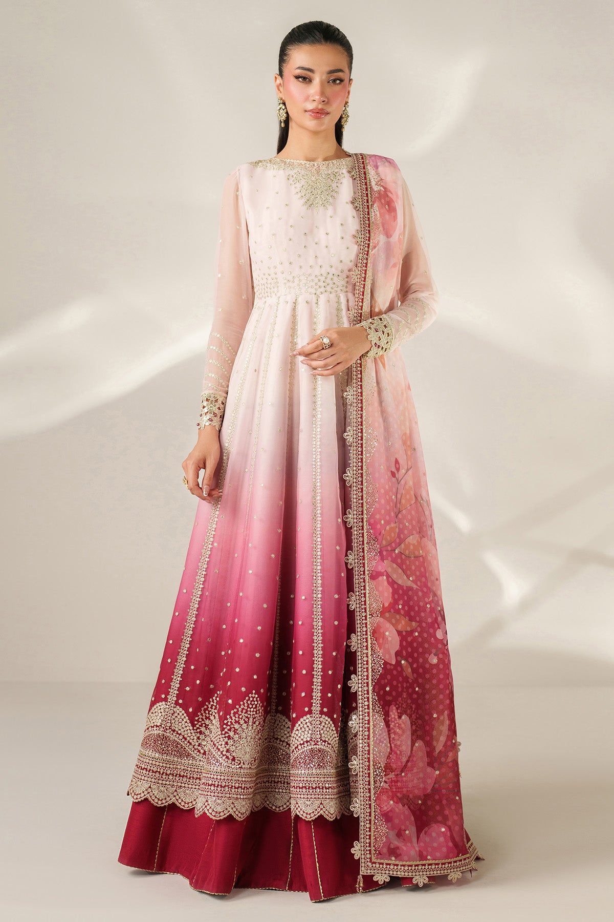 EMBROIDERED CHIFFON UC-3093