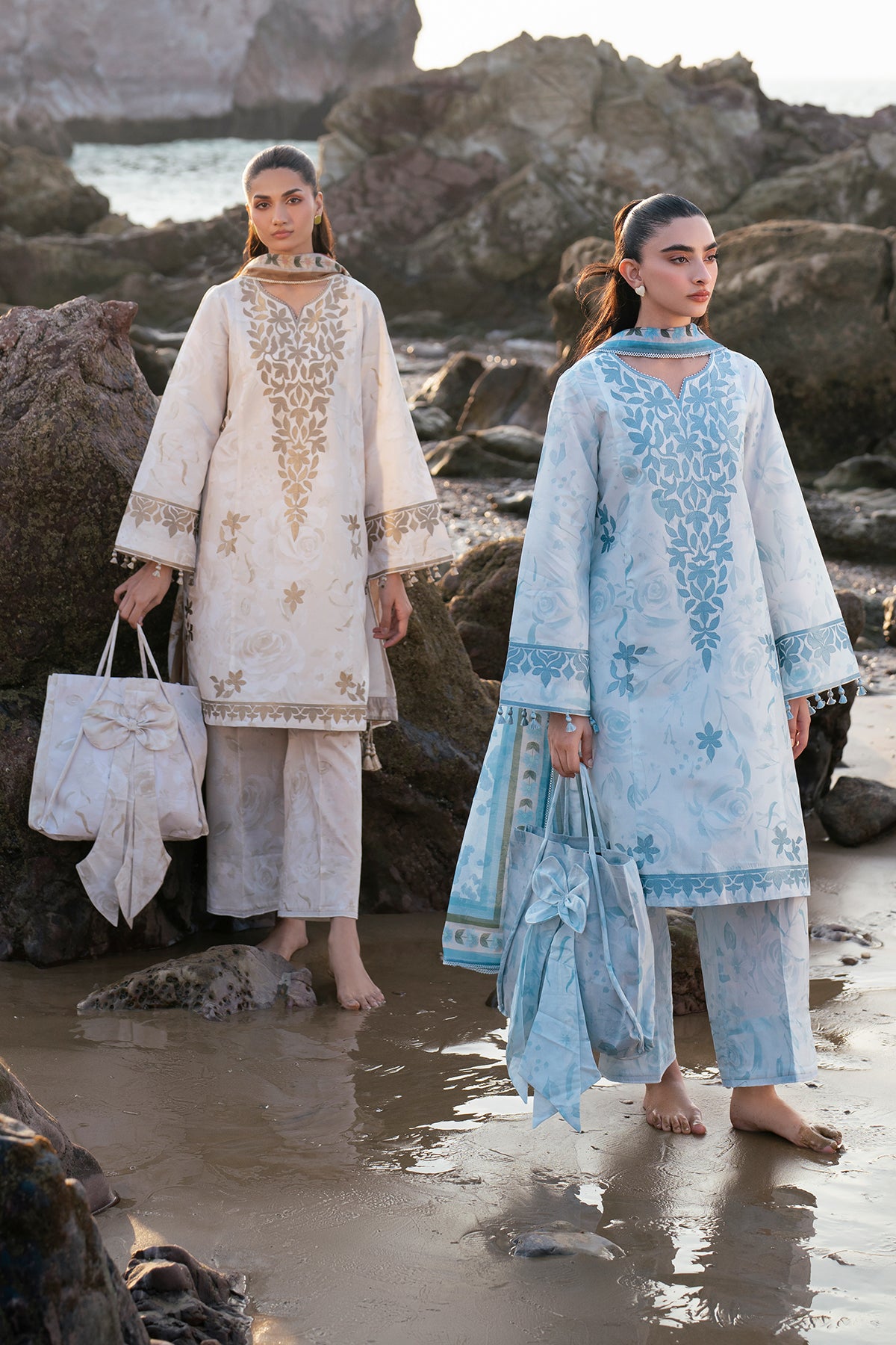 EMBROIDERED LAWN RTW-1198