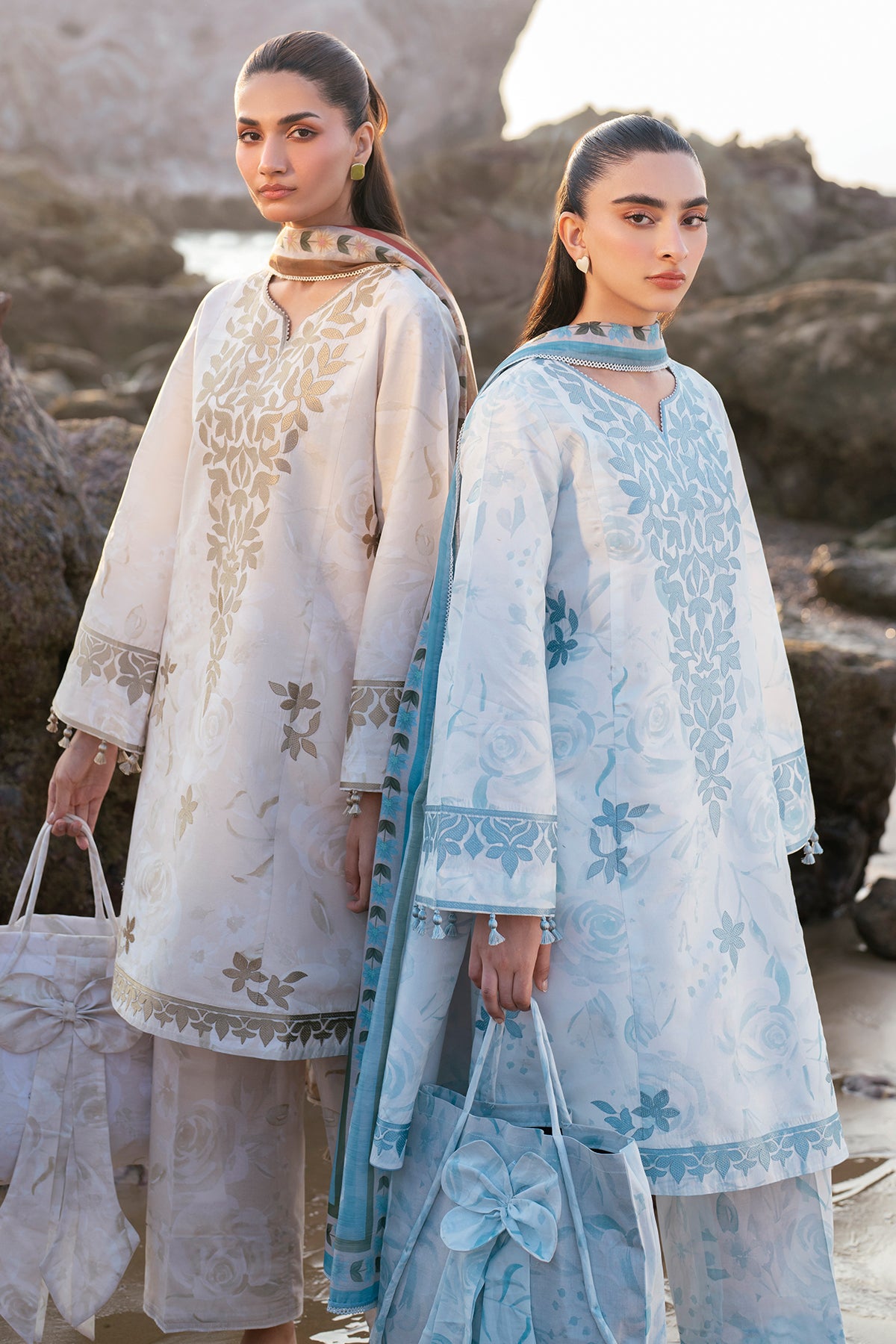 EMBROIDERED LAWN RTW-1197