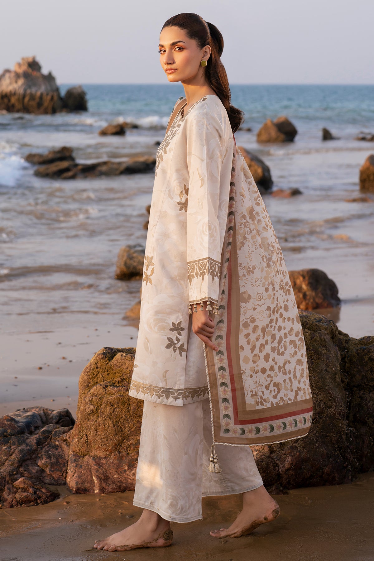 EMBROIDERED LAWN RTW-1198