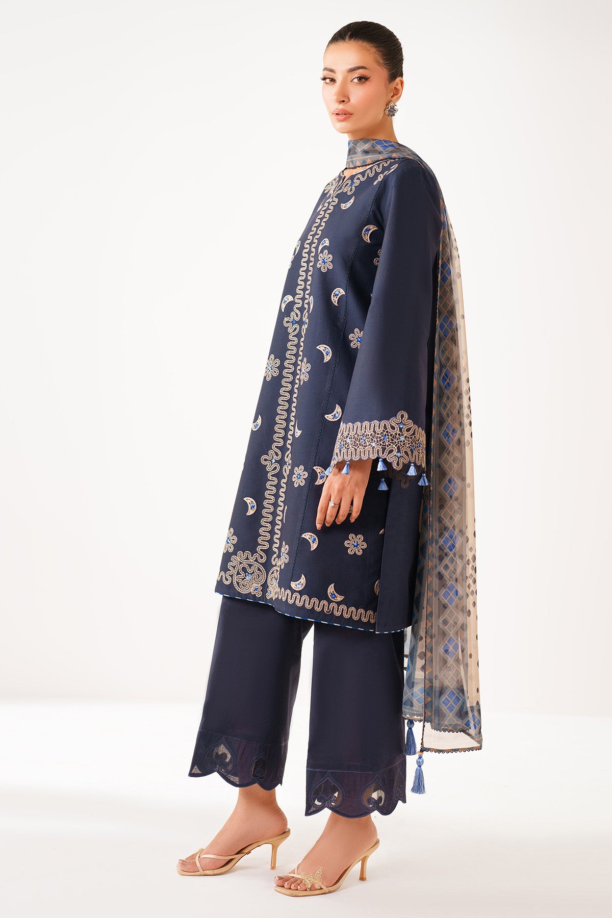 EMBROIDERED LAWN RTW-1298
