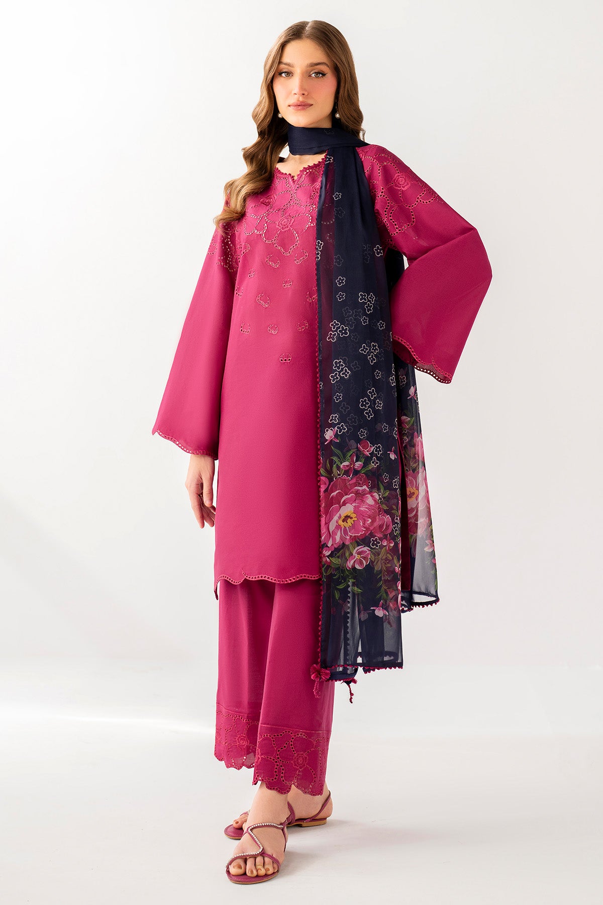 EMBROIDERED LAWN RTW-1237