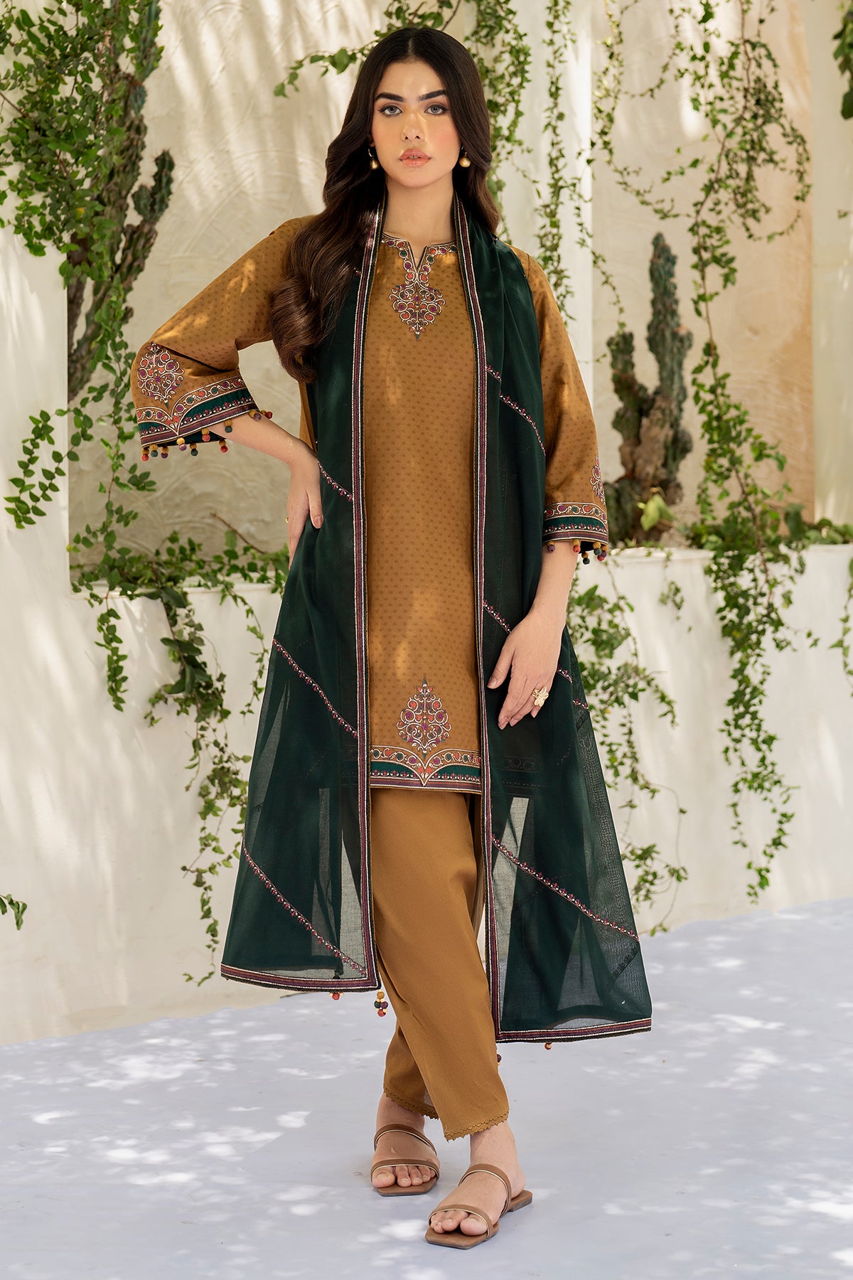 EMBROIDERED DOBBY LAWN USE-9211
