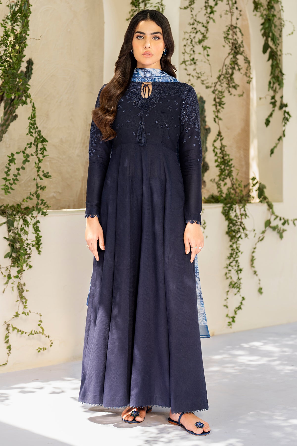 EMBROIDERED DOBBY LAWN USE-9209