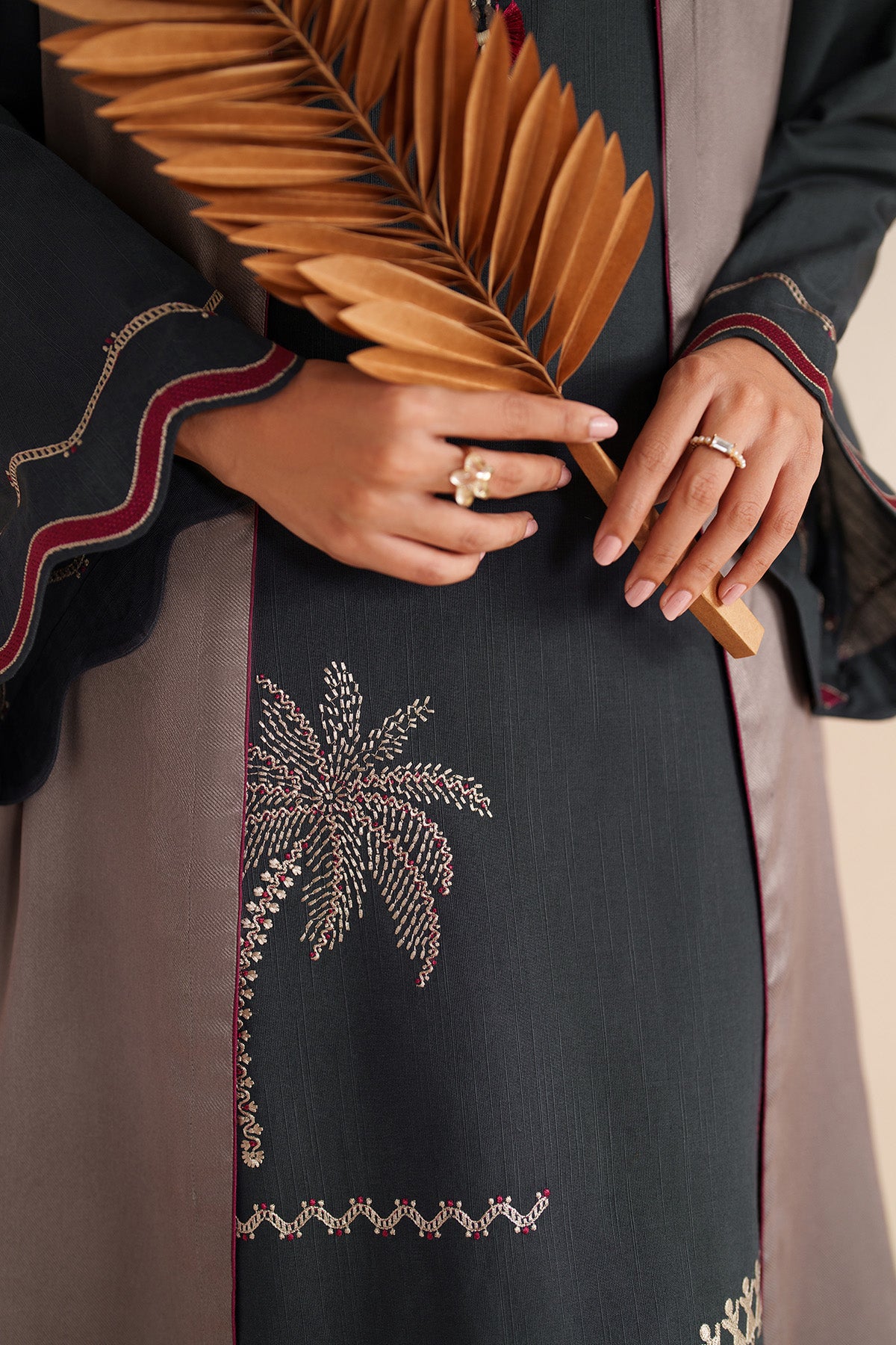 EMBROIDERED KHADDAR UW-0227