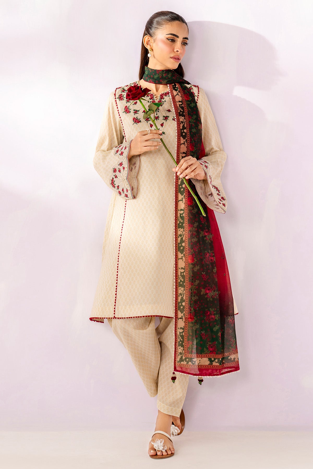 EMBROIDERED LAWN RTW-1297