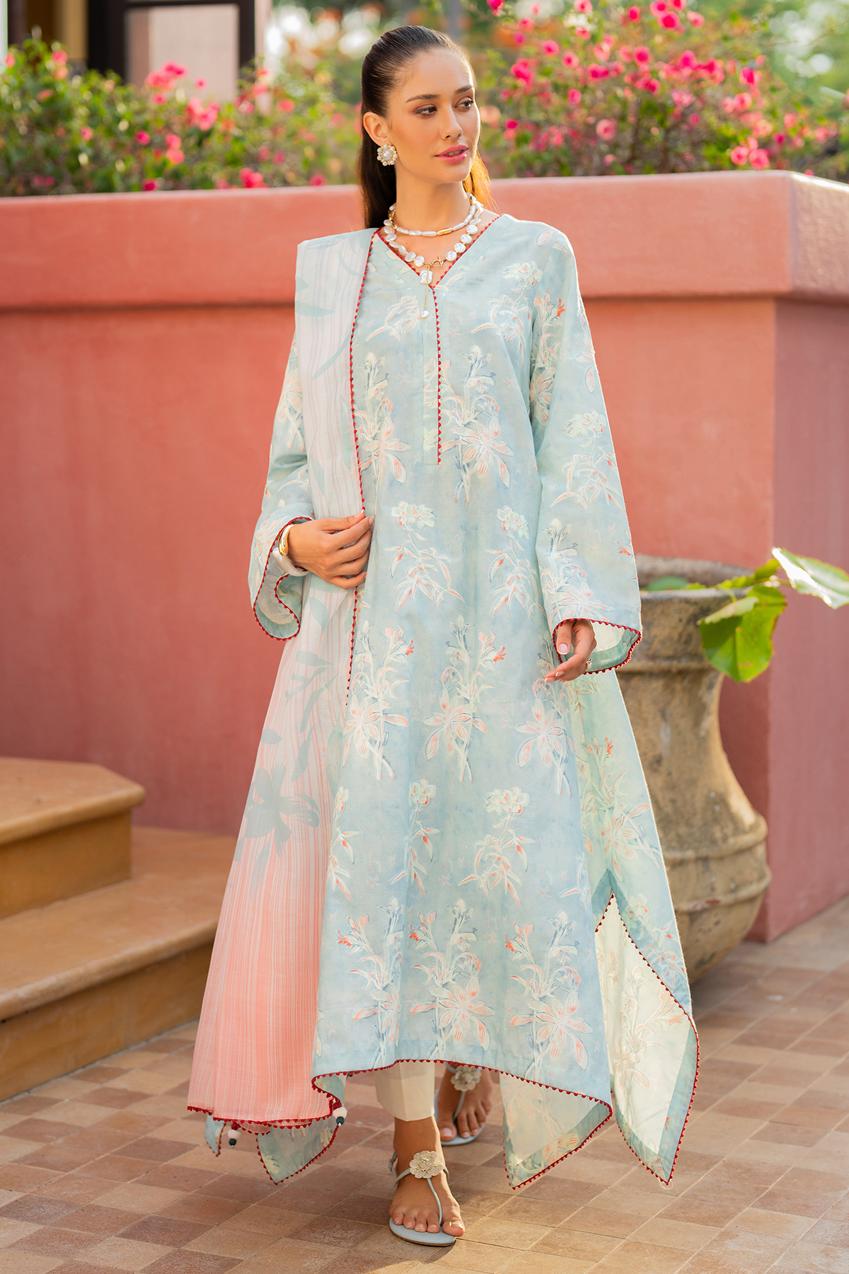 EMBROIDERED LAWN RTW-1212