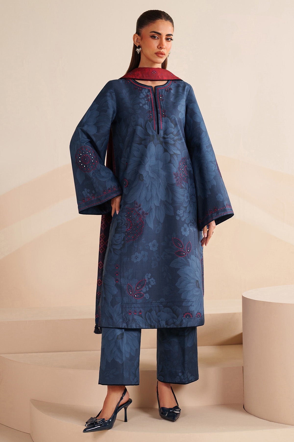 EMBROIDERED PREMIUM VISCOSE UW-0234