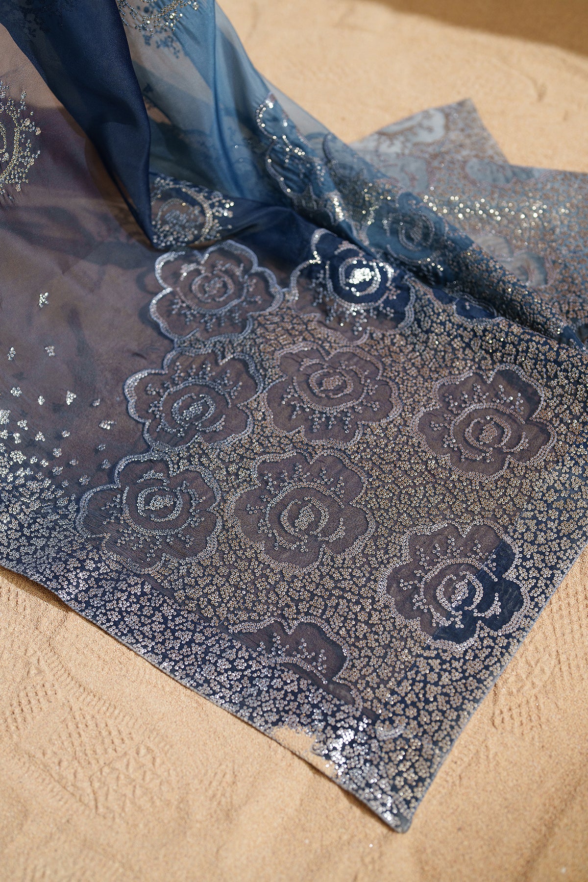 Embroidered Velvet Formal VF-2050