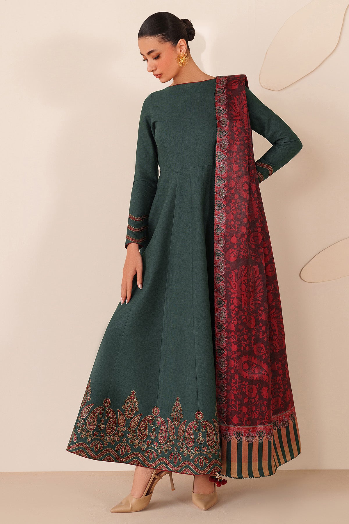 Embroidered Khaddar RTW-1273
