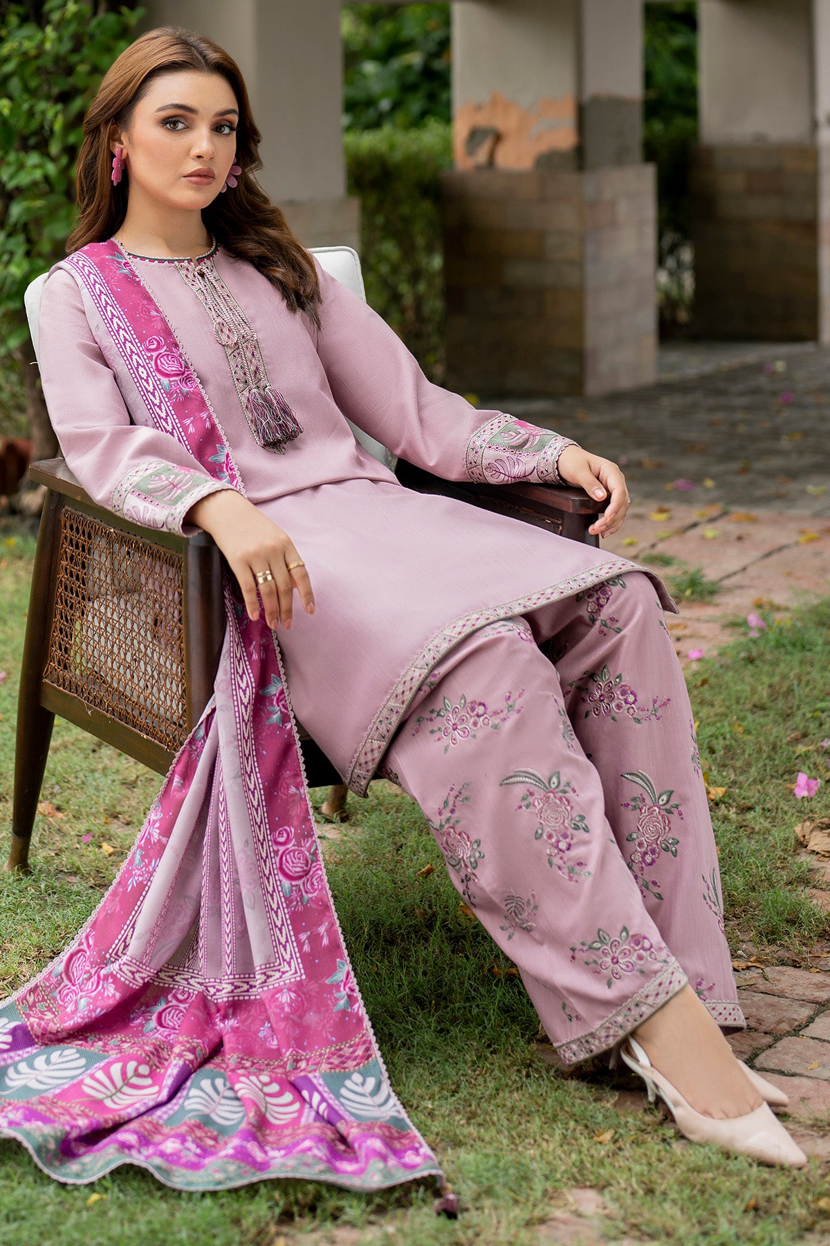EMBROIDERED KHADDAR UW-0055