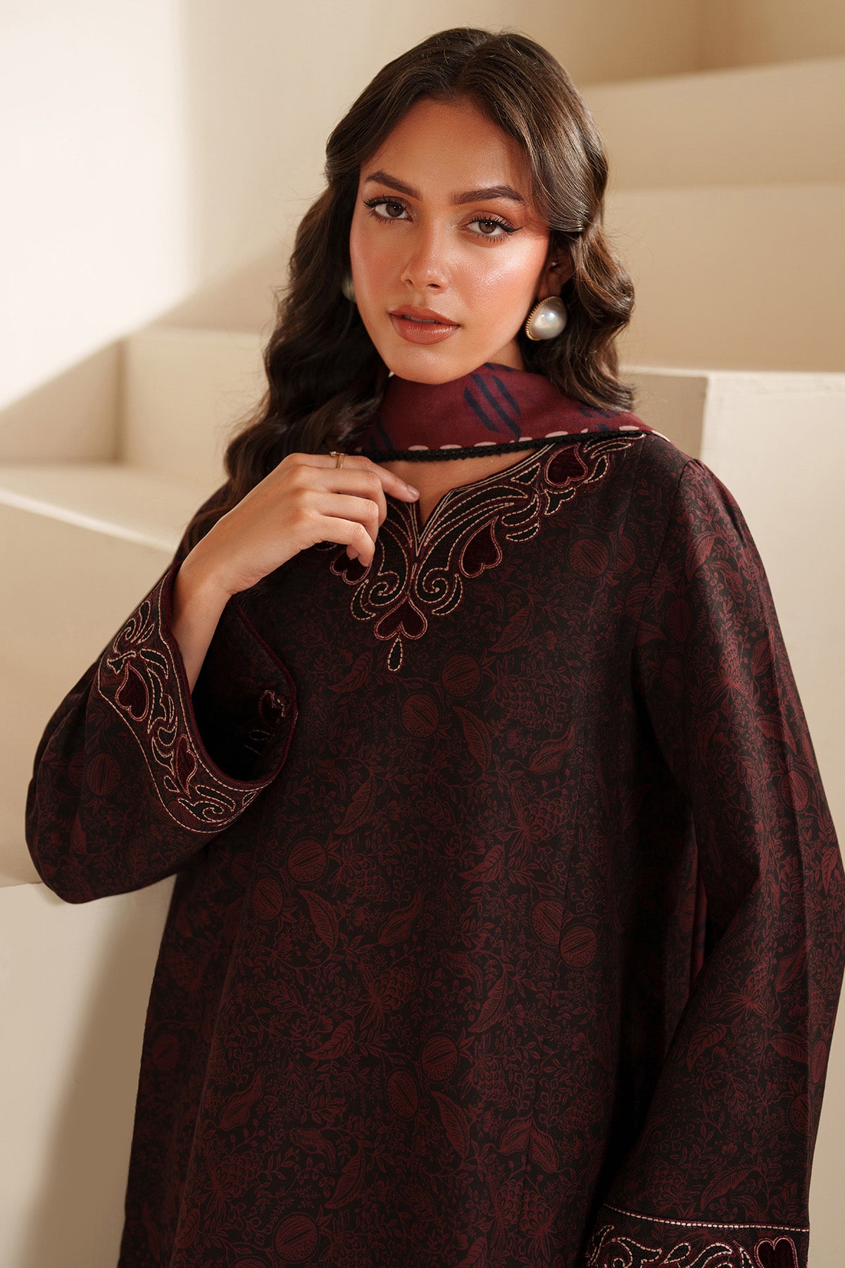 EMBROIDERED VISCOSE RTW-1274