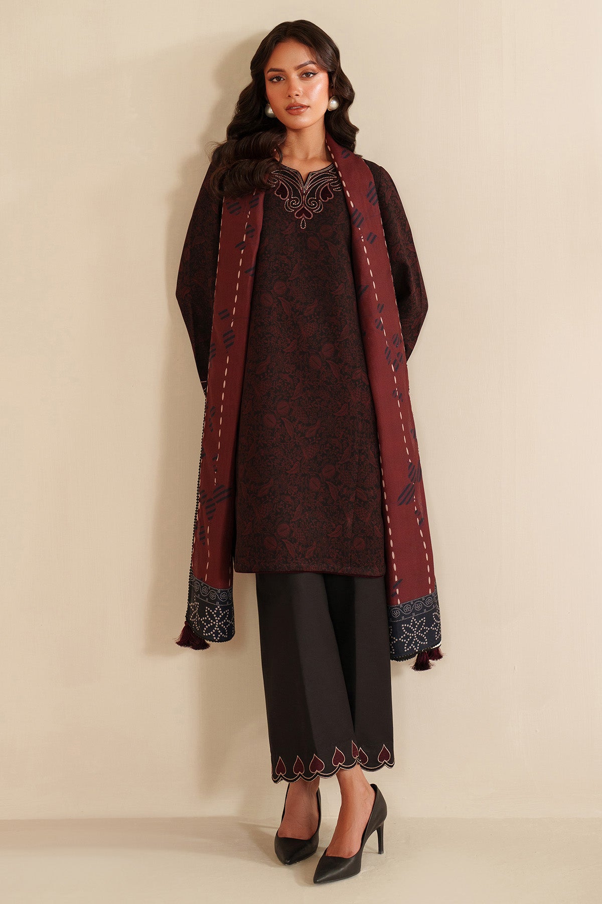 EMBROIDERED VISCOSE RTW-1274