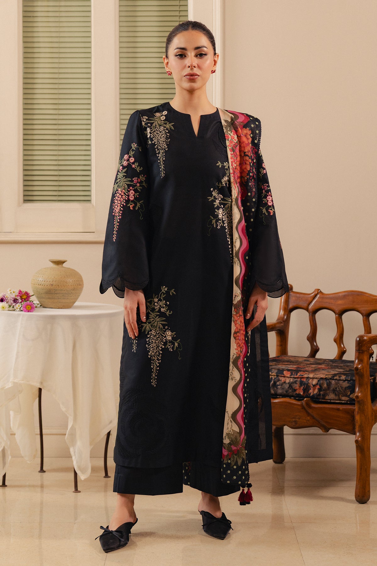 EMBROIDERED PREMIUM VISCOSE UW-0250