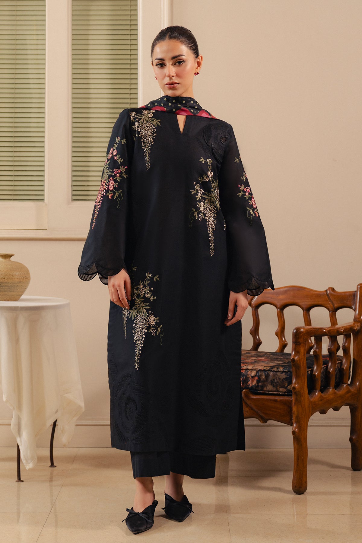 EMBROIDERED PREMIUM VISCOSE UW-0250
