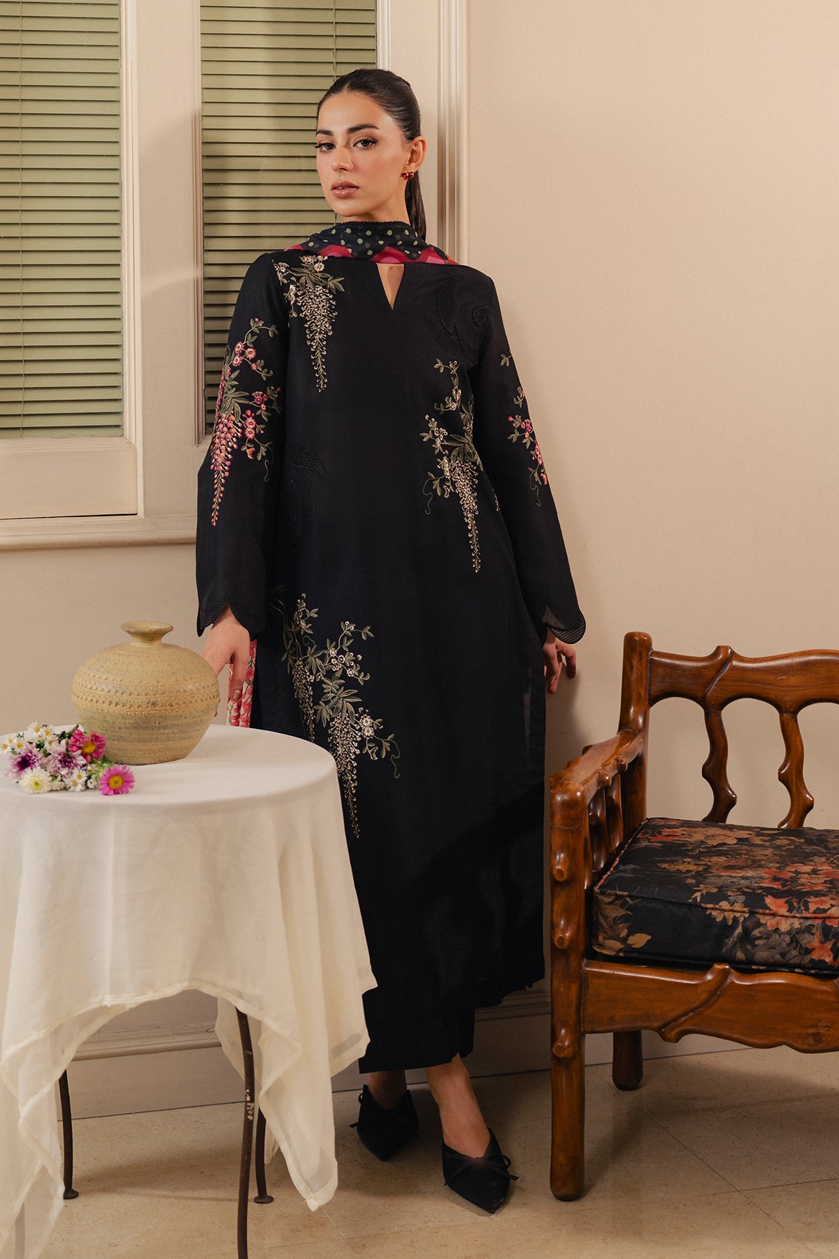 EMBROIDERED PREMIUM VISCOSE UW-0250