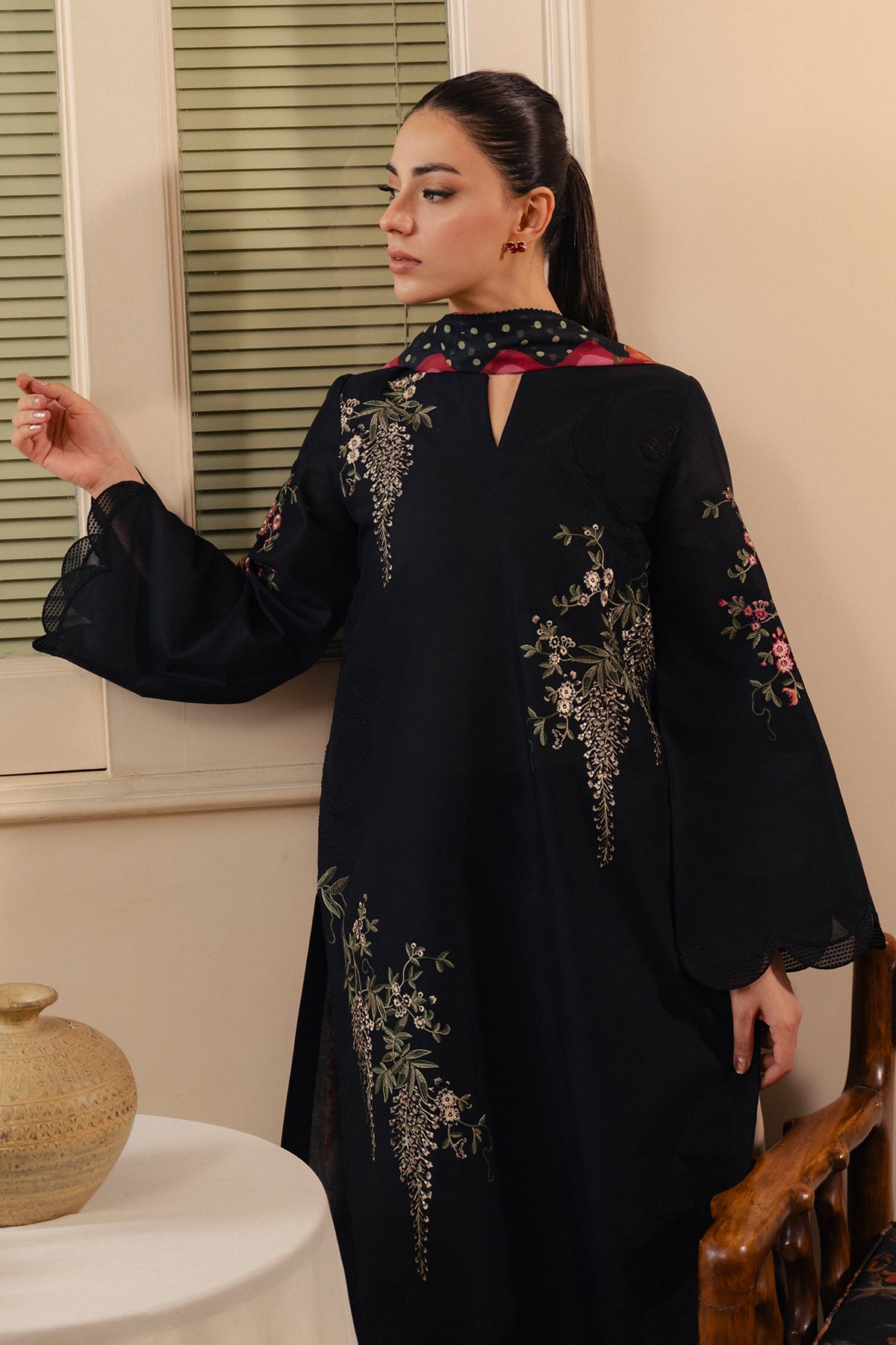 EMBROIDERED PREMIUM VISCOSE UW-0250