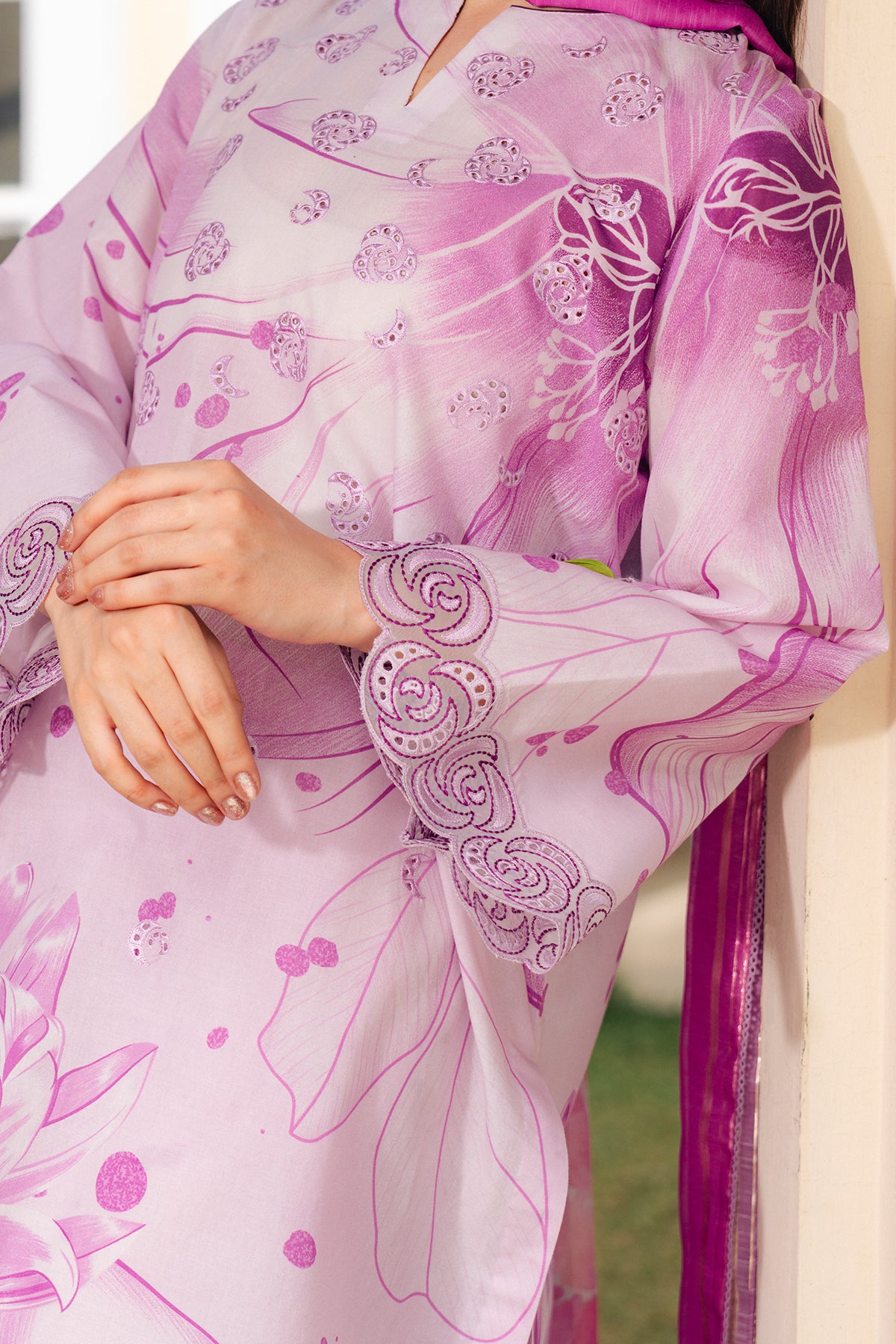 EMBROIDERED LAWN RTW-1293