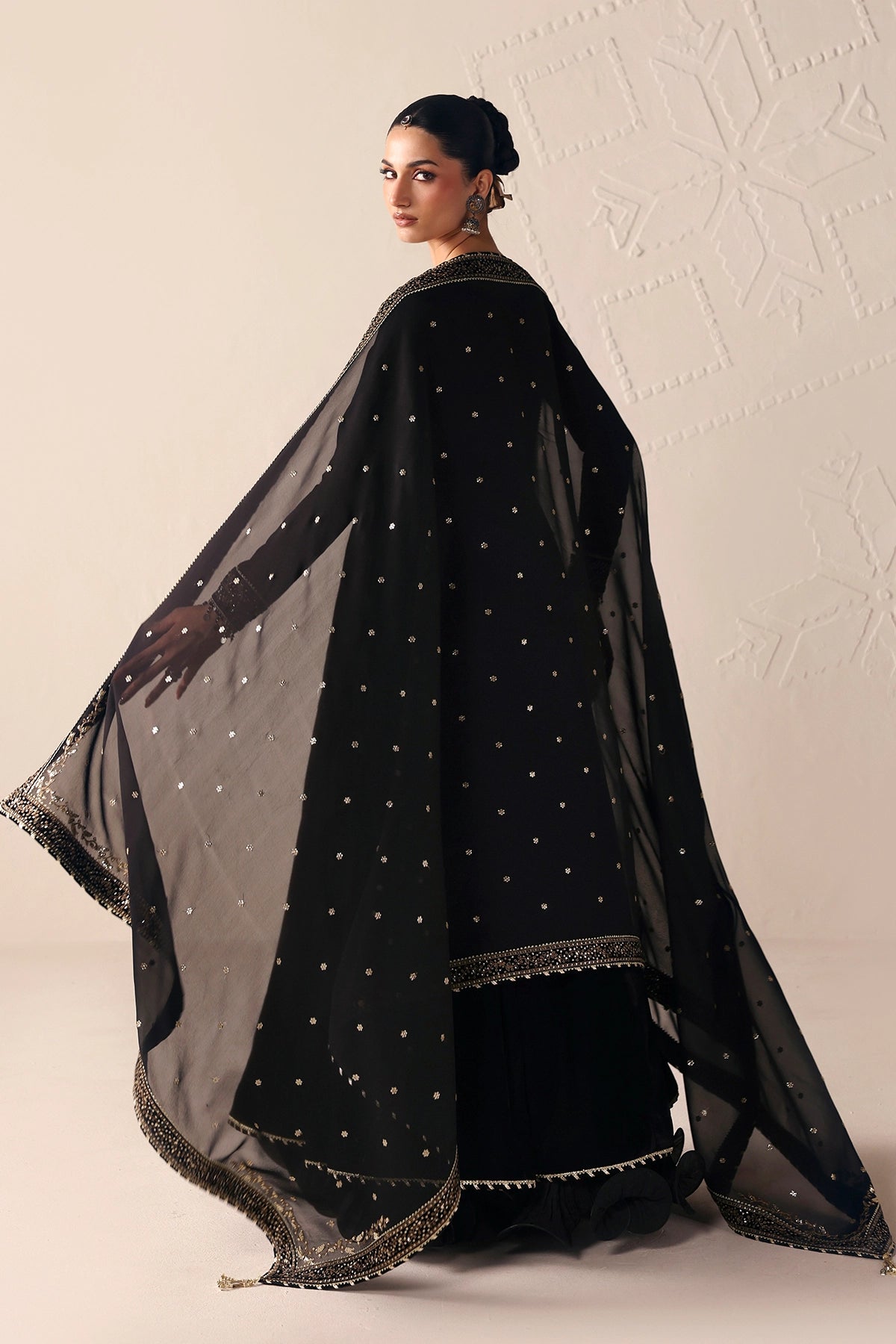 Embroidered Velvet Formal VF-2053