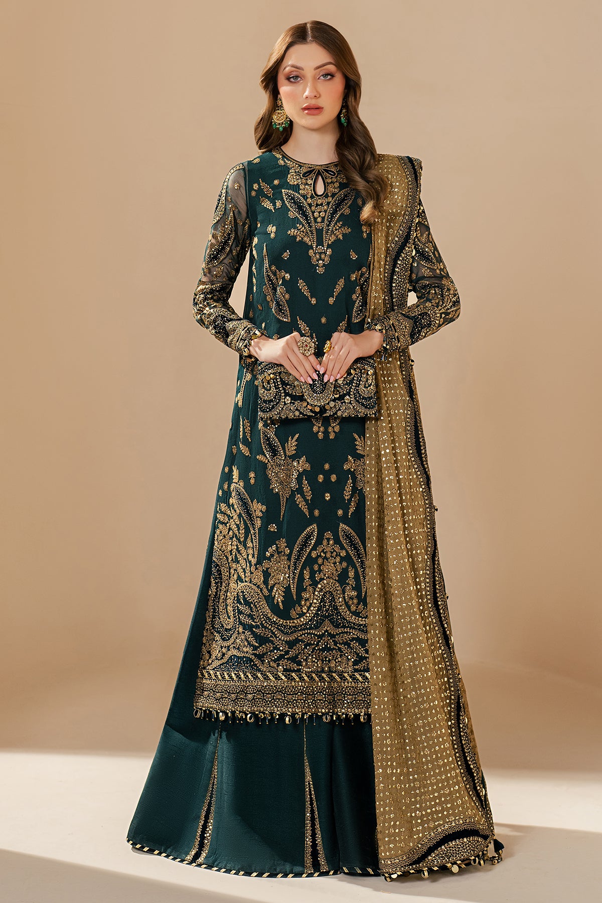 EMBROIDERED CHIFFON WF'25-06