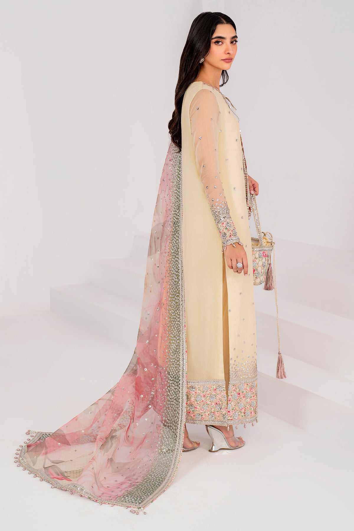 EMBROIDERED CHIFFON UC-3063