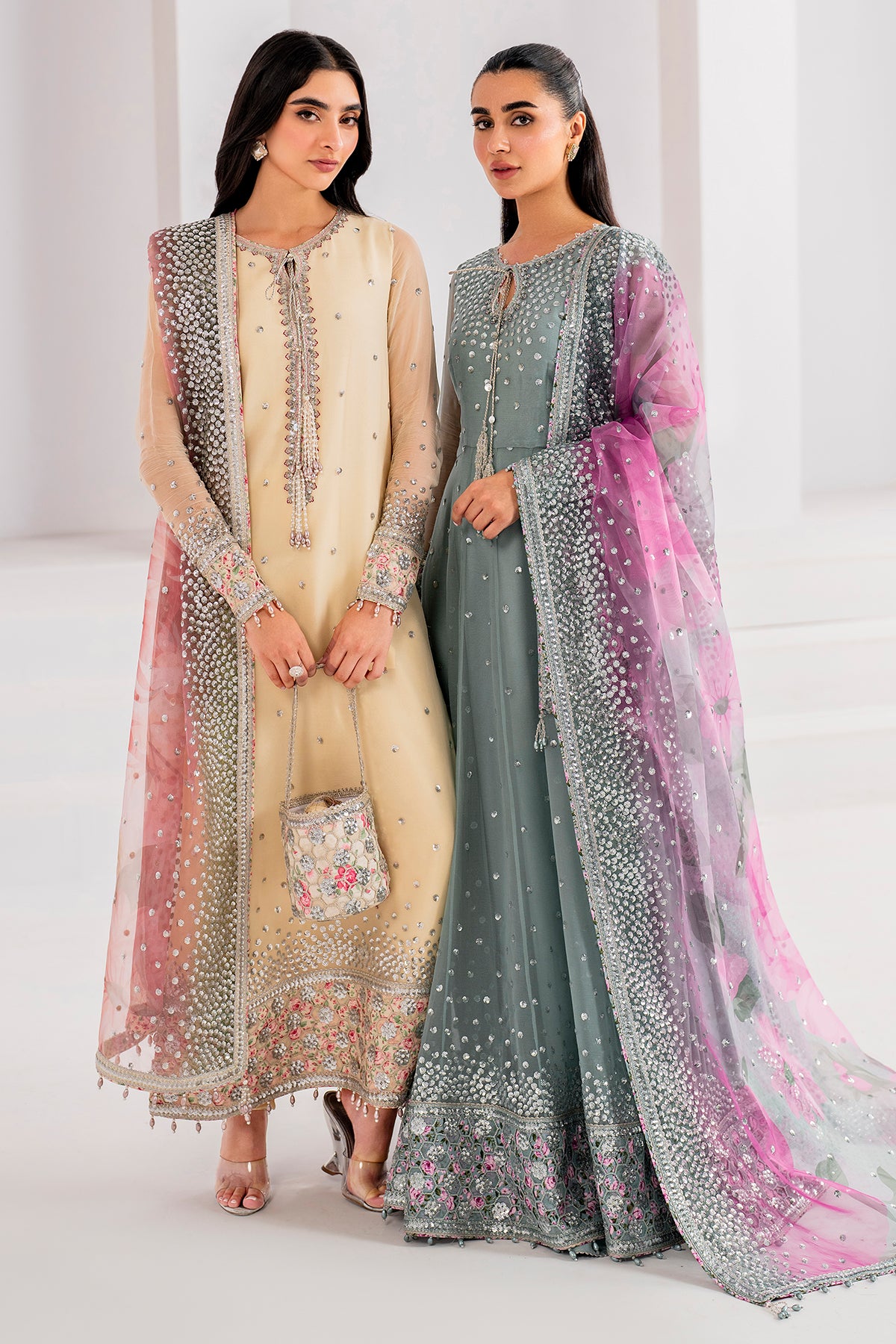 EMBROIDERED CHIFFON UC-3062