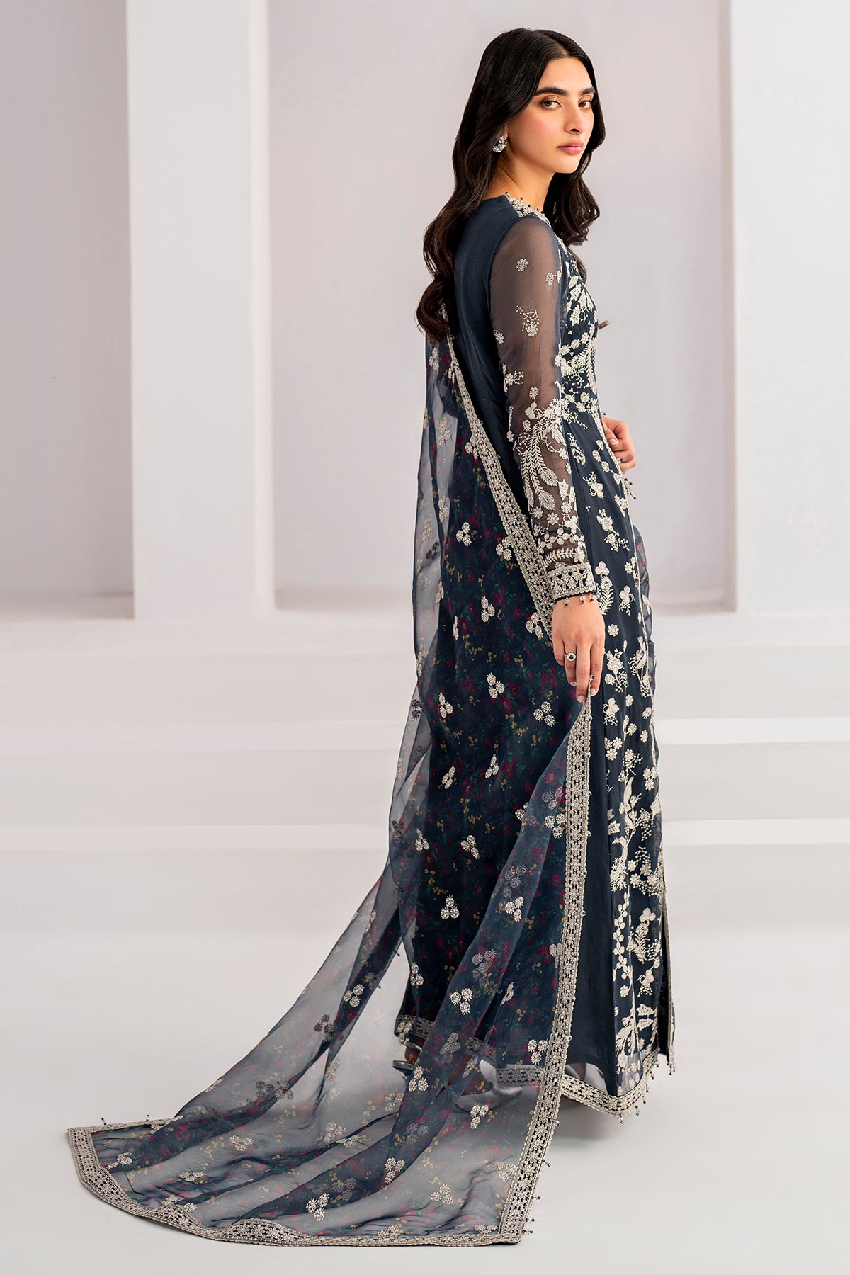 EMBROIDERED CHIFFON UC-3054