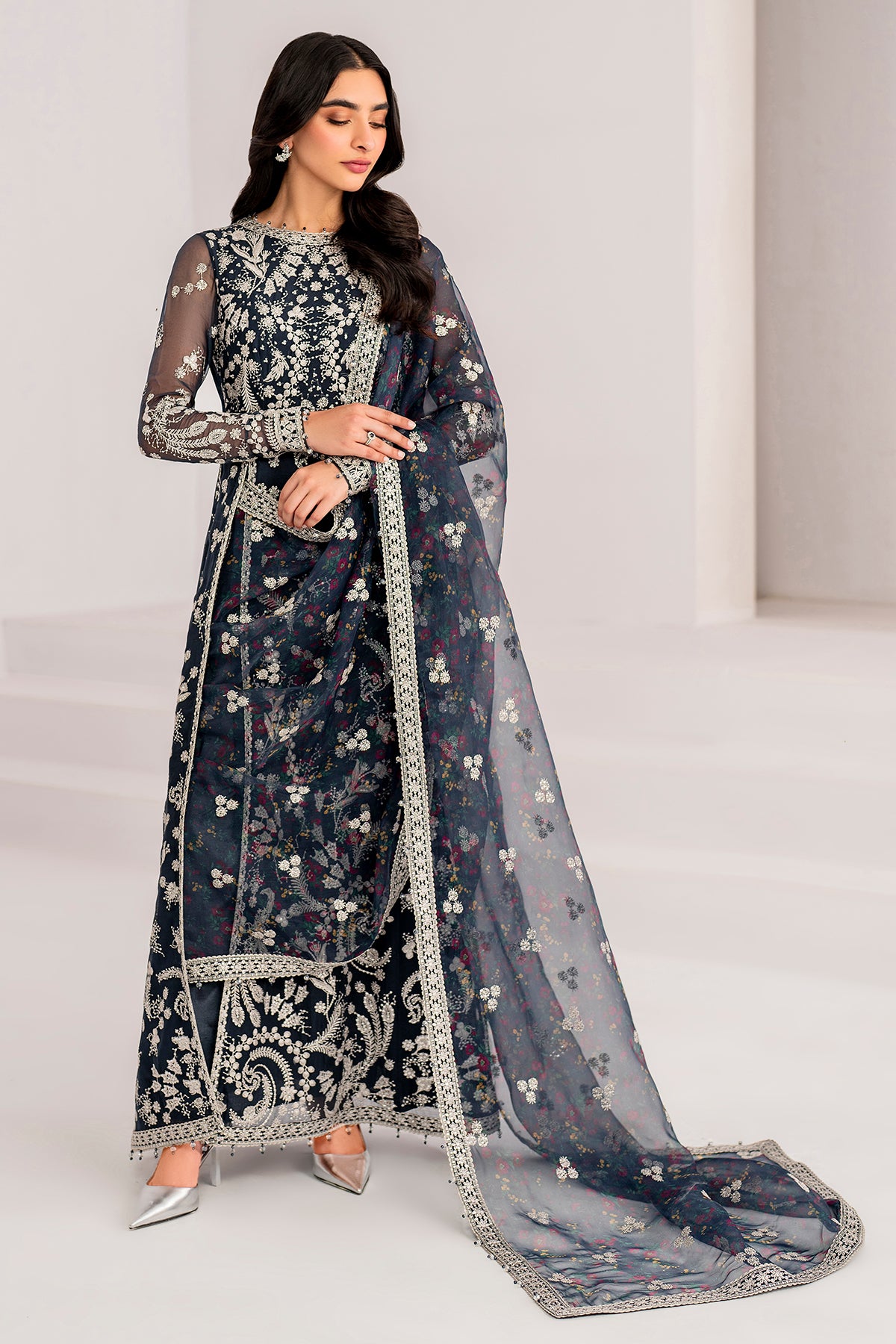 EMBROIDERED CHIFFON UC-3054