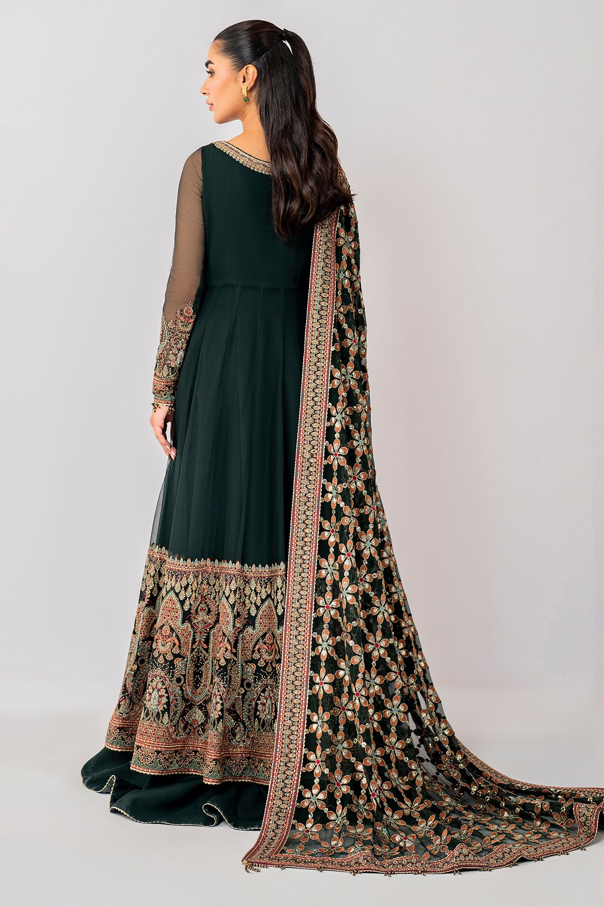 EMBROIDERED CHIFFON UC-3053