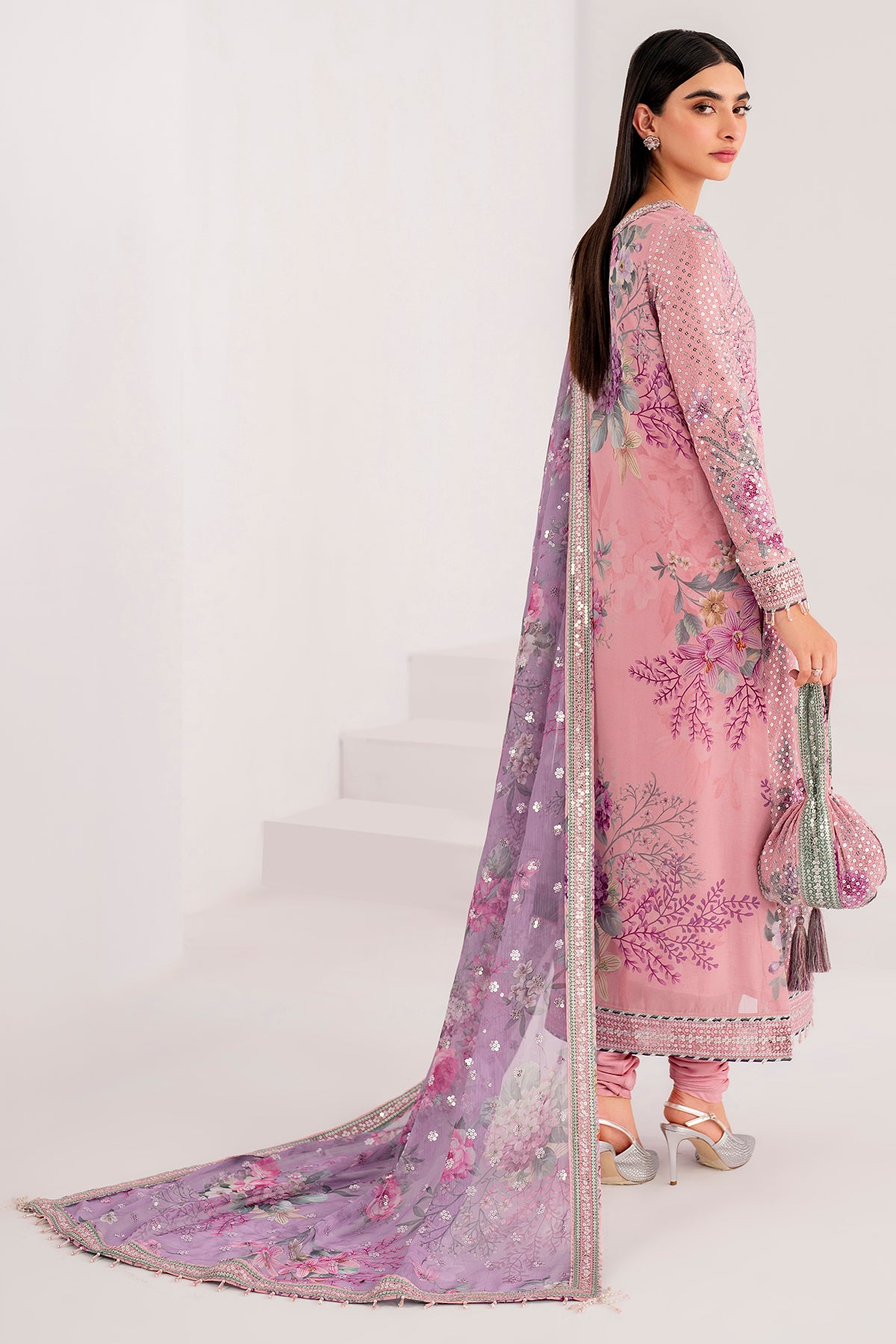 EMBROIDERED CHIFFON UC-3061