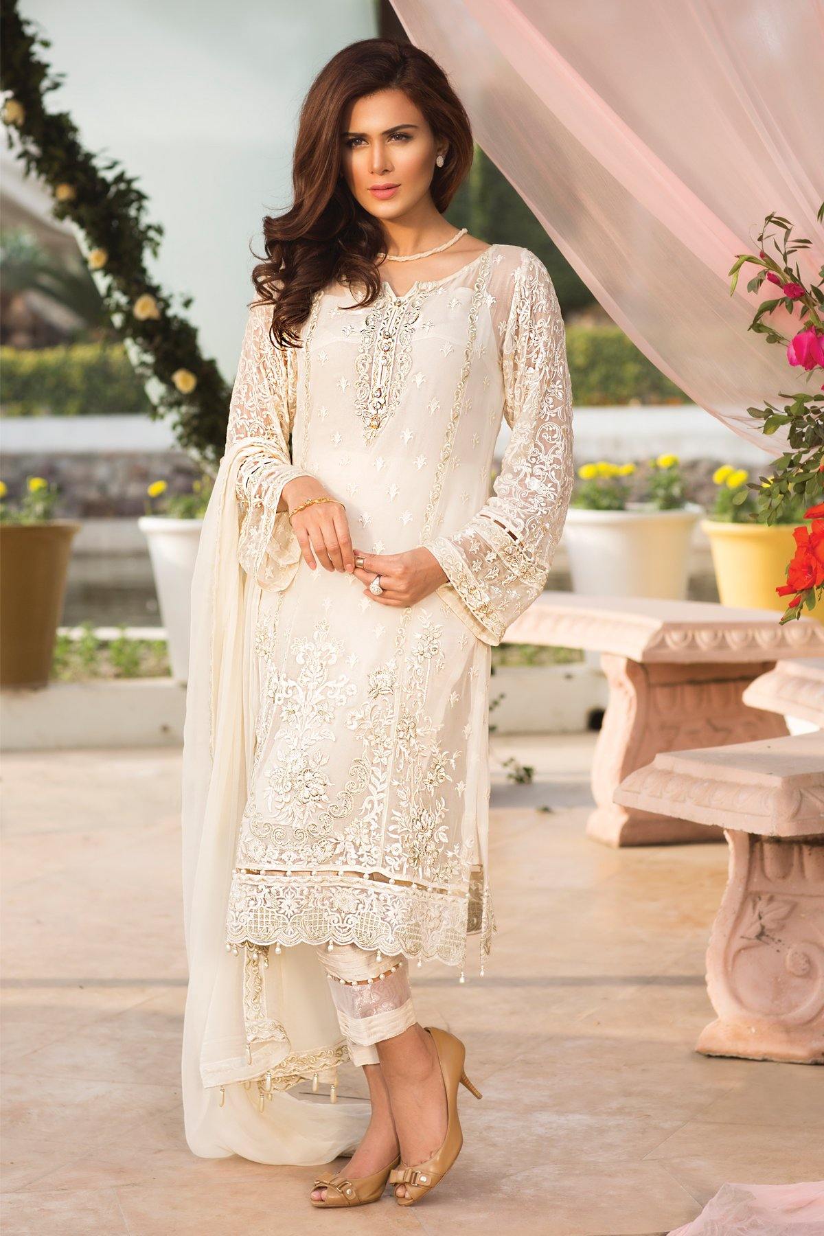 Pakistani Formal Dresses Chiffon Raw Silk Net Organza