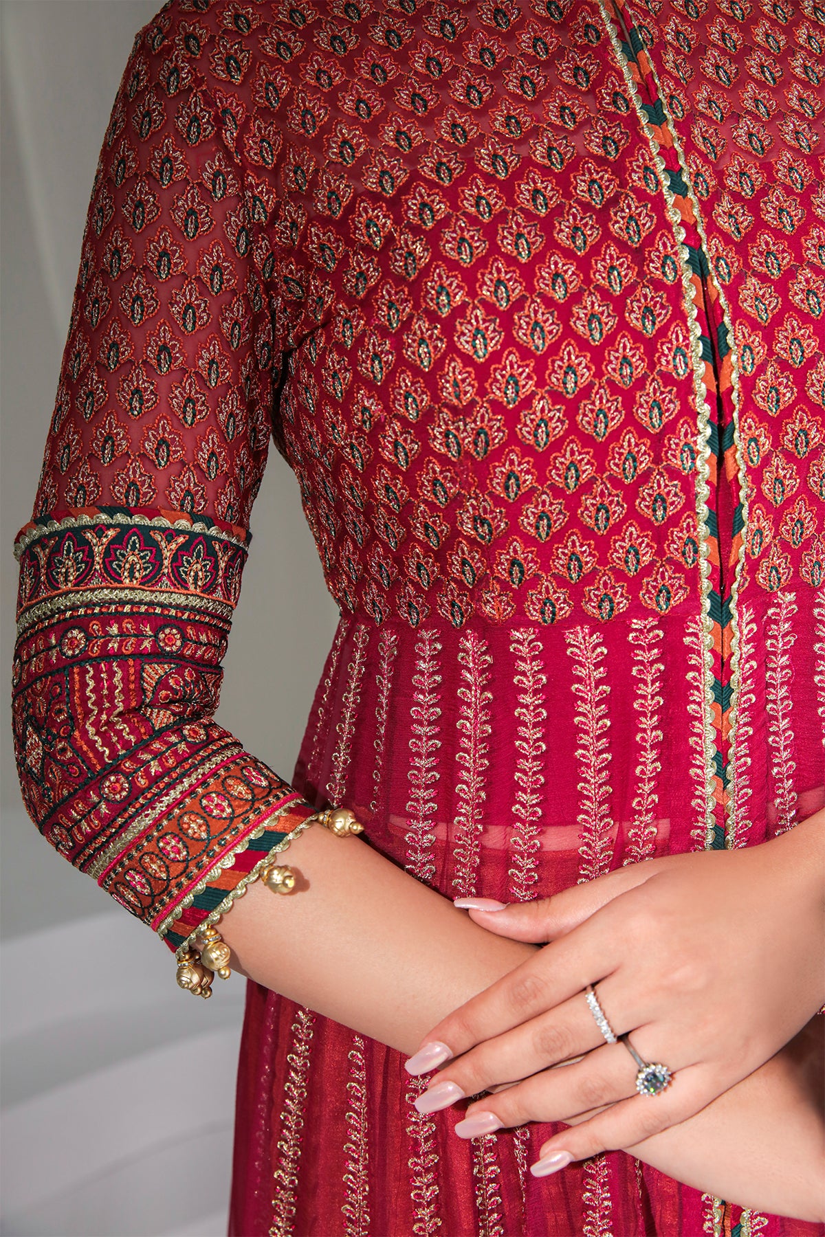 EMBROIDERED CHIFFON UC-3003